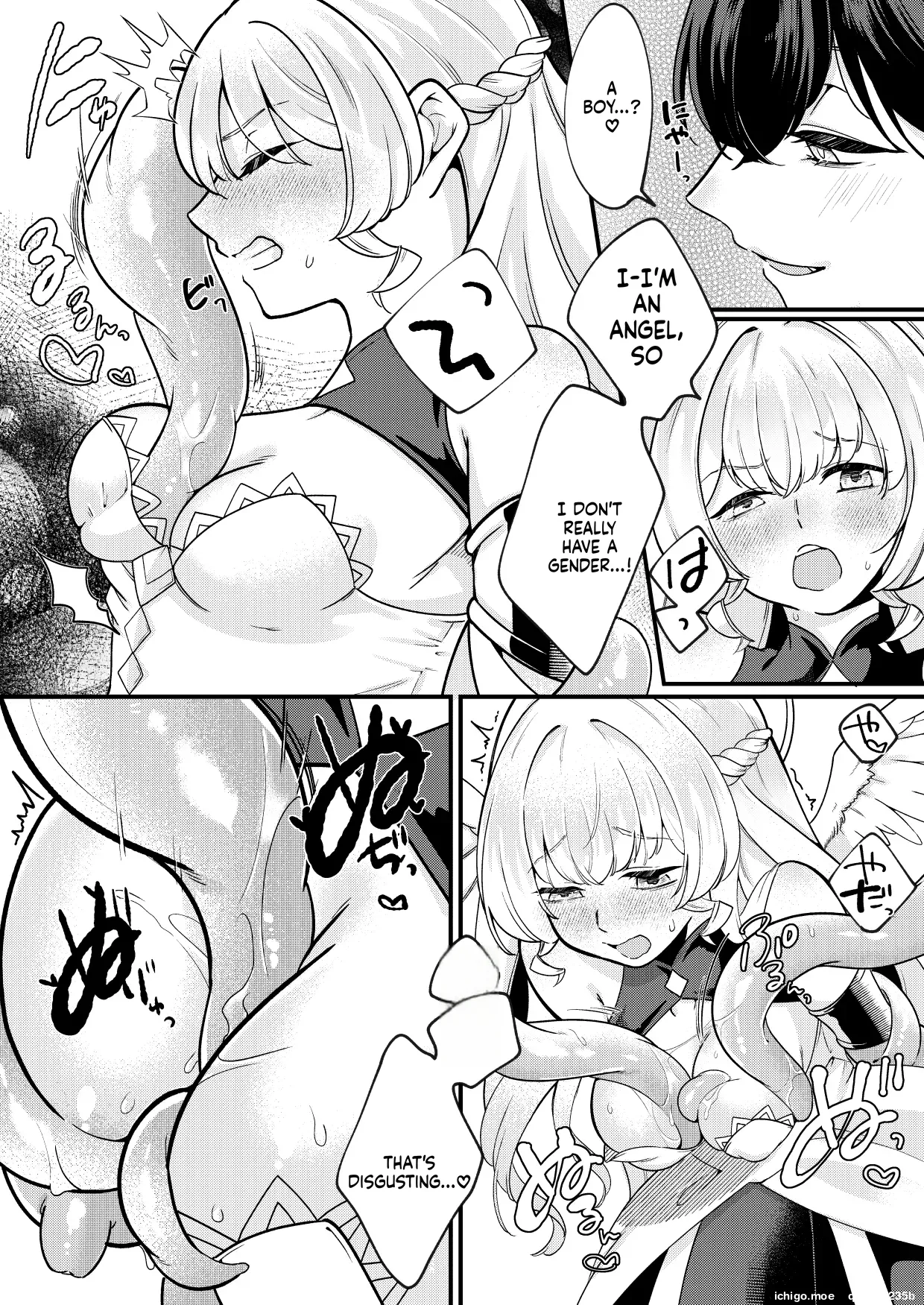 Futanari Tenshi ga Succubus ni Jikakyousei Sareru Ohanashi - Сторінка 5