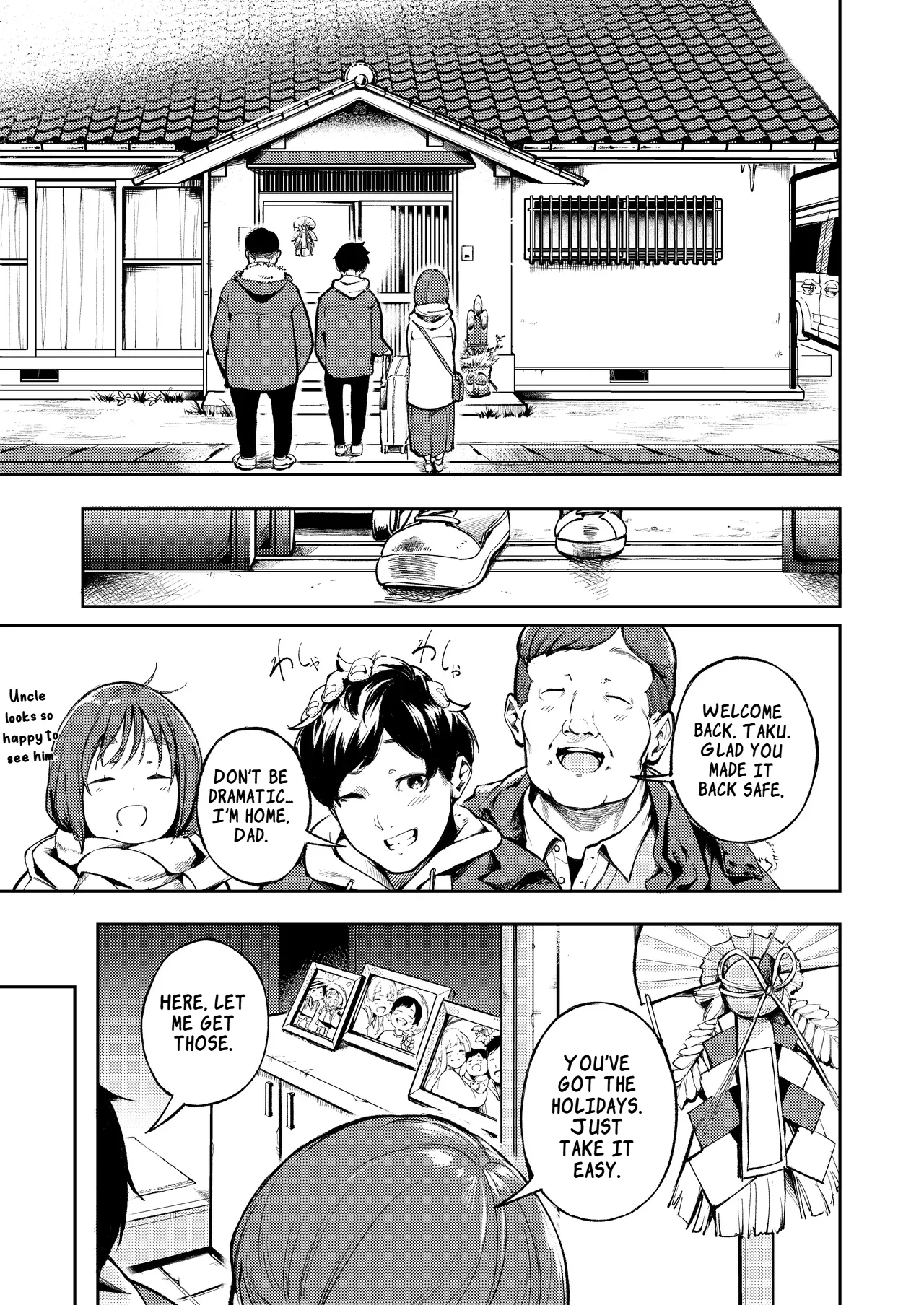 Hisashiburi ni Kisei Shitara Osananajimi ga Chichi ni Dakareteta | When I Returned Home After a Long Time, My Childhood Friend Was Being Taken by My Father - পৃষ্ঠা 7