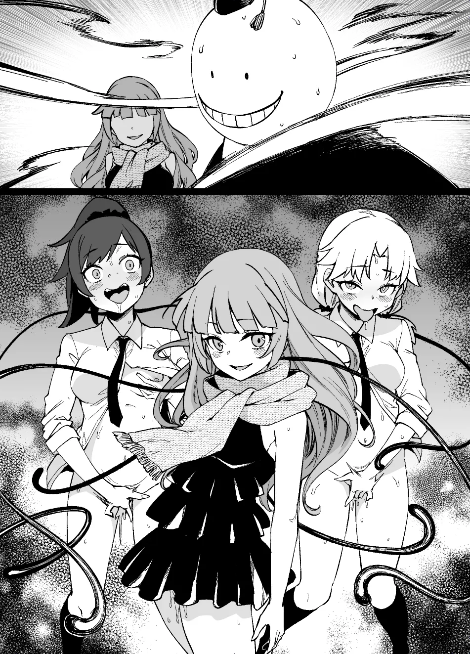 暗殺教室MC ― 茅野＆速水＆矢田：快楽触手細胞侵食 - Seite 8