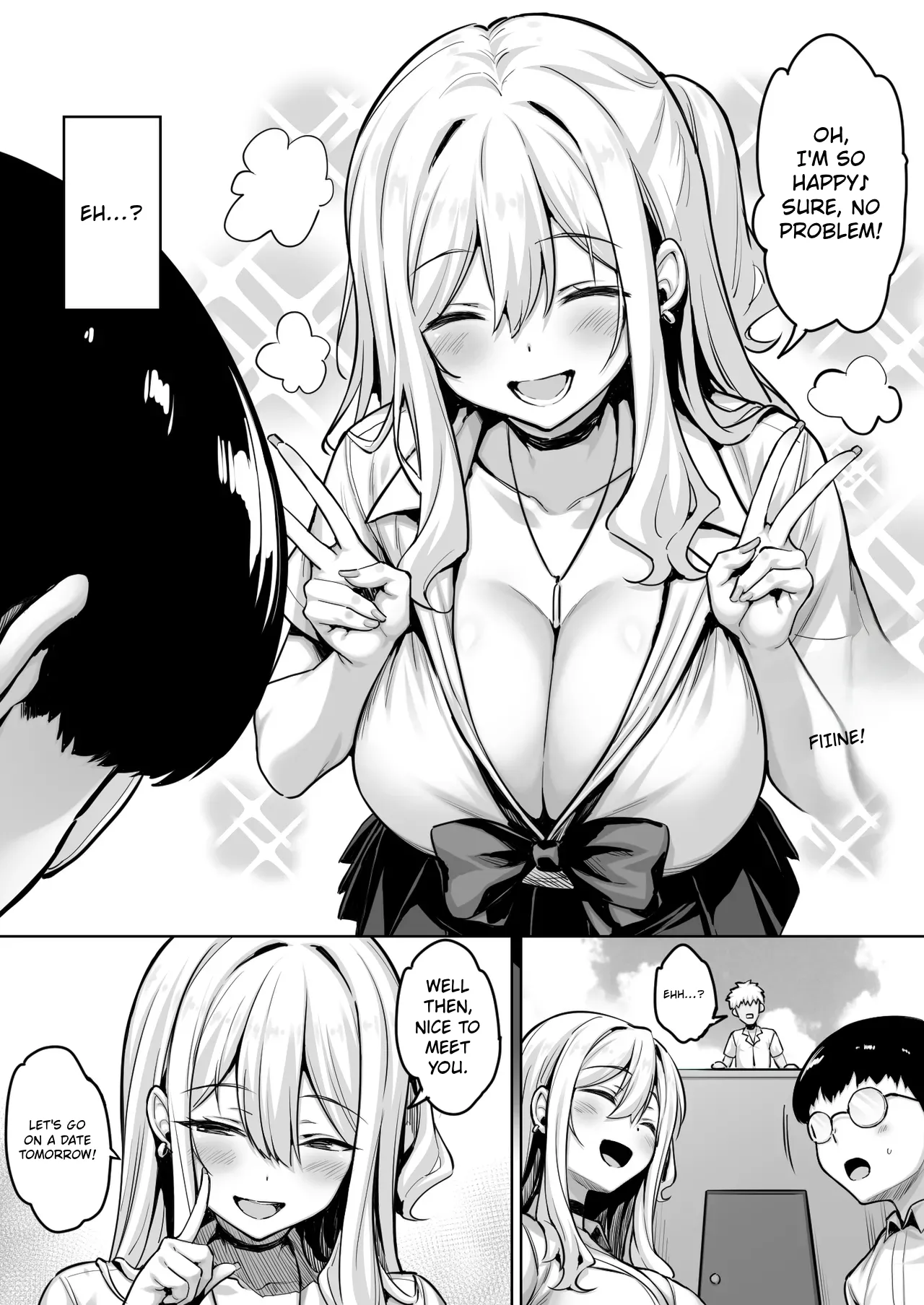 InCha no Boku ga Pure na YouGal to Koibito ni natte Icha Love Hatsu Ecchi suru Hanashi | The Story of How I, a Shy Guy, Became the Boyfriend of a Pure, Outgoing Girl and Had Our First Intimate Moment - পৃষ্ঠা 3