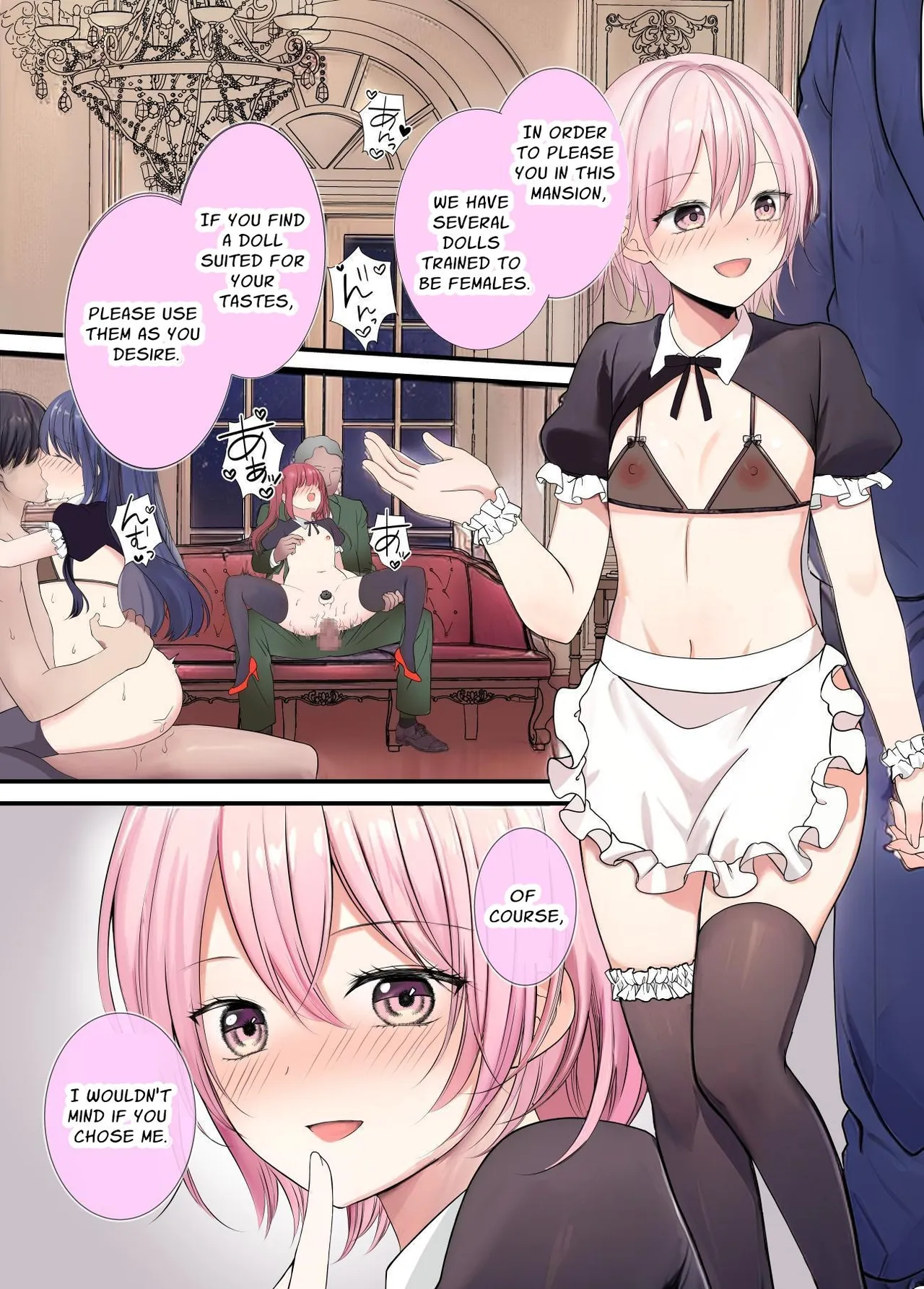 Ningyou Yakata Mesu toshite Choukyou Sareta Otokonoko Ichiya | Doll Mansion ~Ichiya, the Disciplined Femboy~ - Страница 8