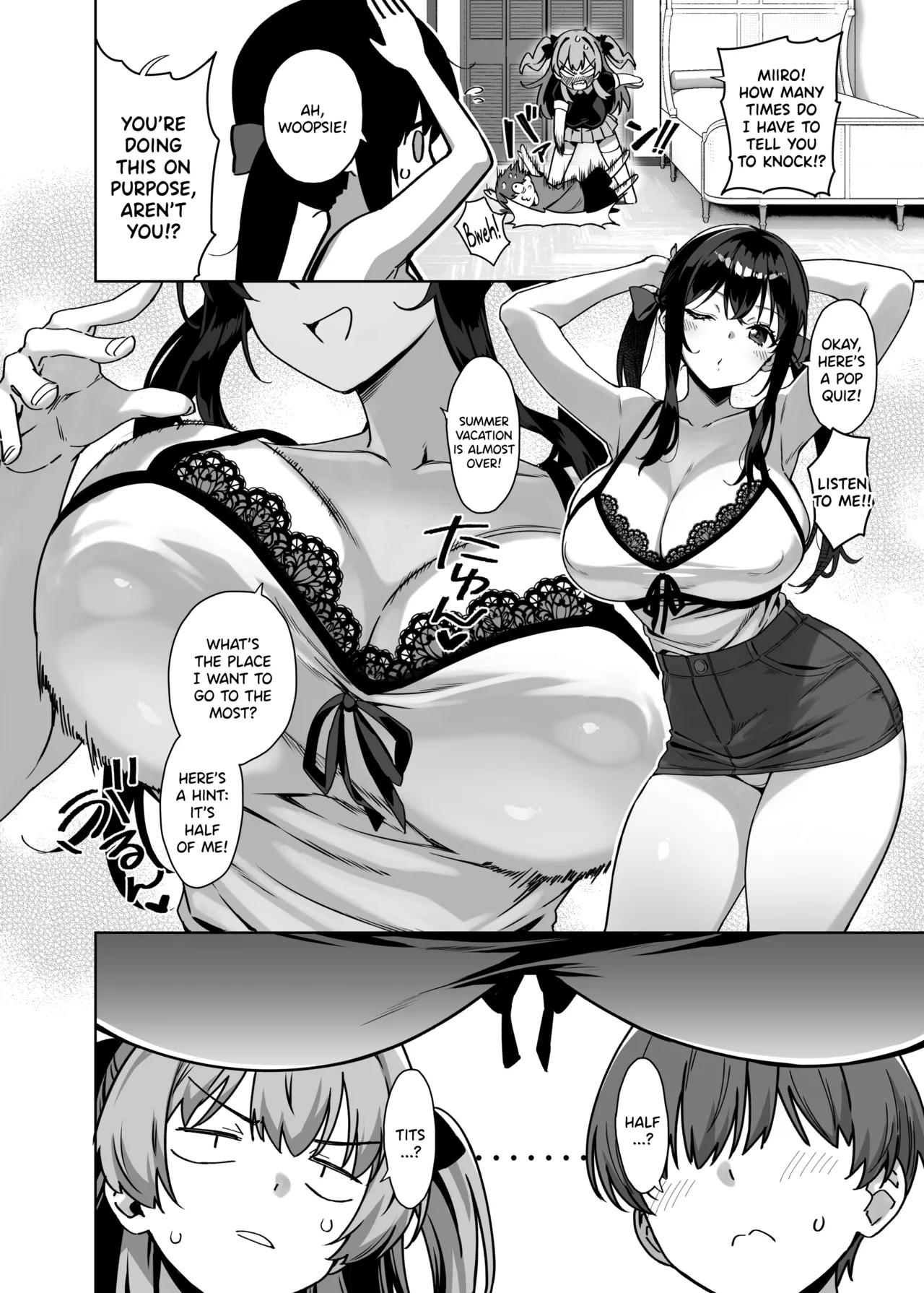 Natsu to Inaka to Yuuwaku shite kuru Dekkai Oshiego 4 + C108 Bonus Book - صفحة 6