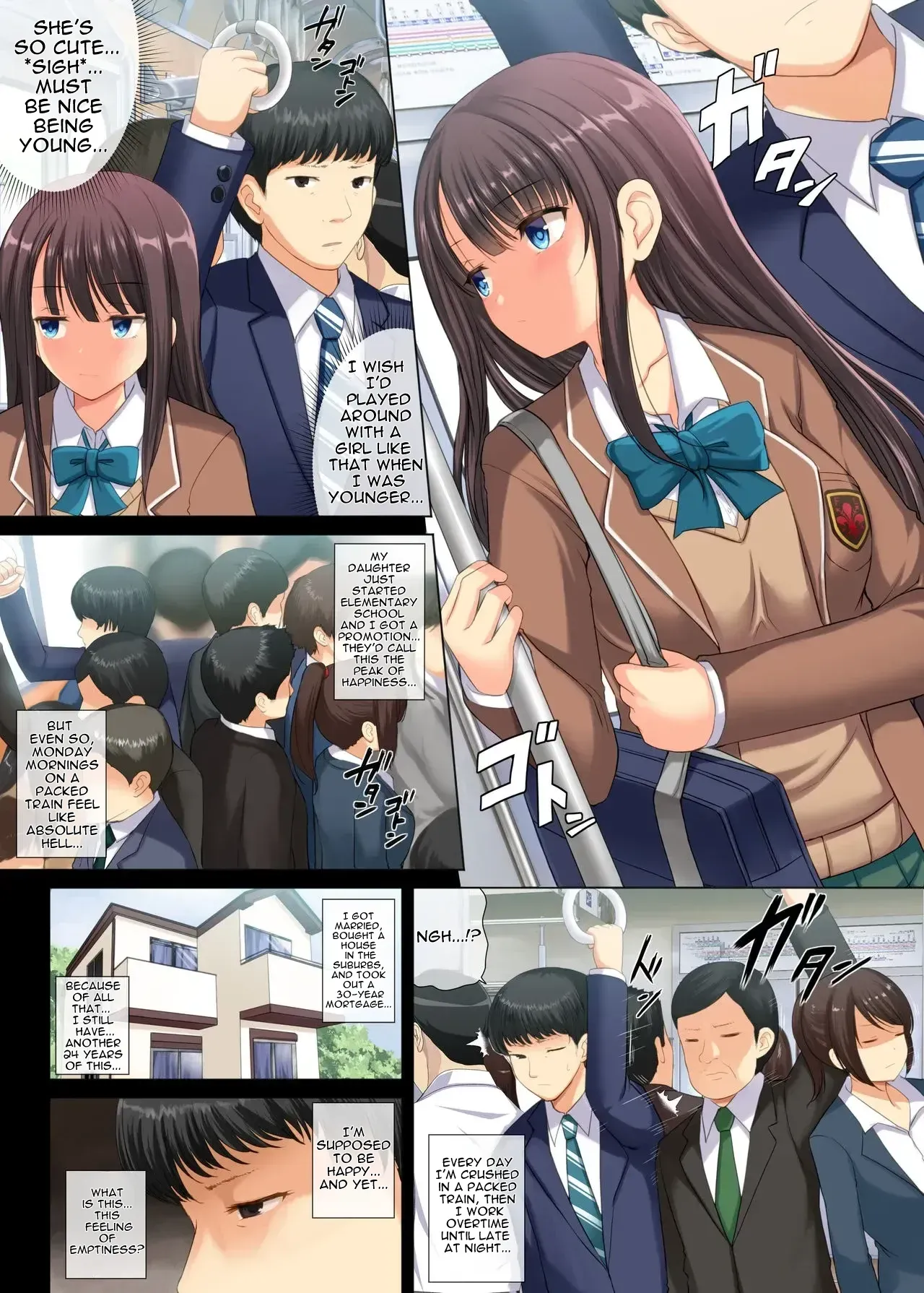 A story about a serious salaryman corrupted by a nympho high school girl. - Page 2
