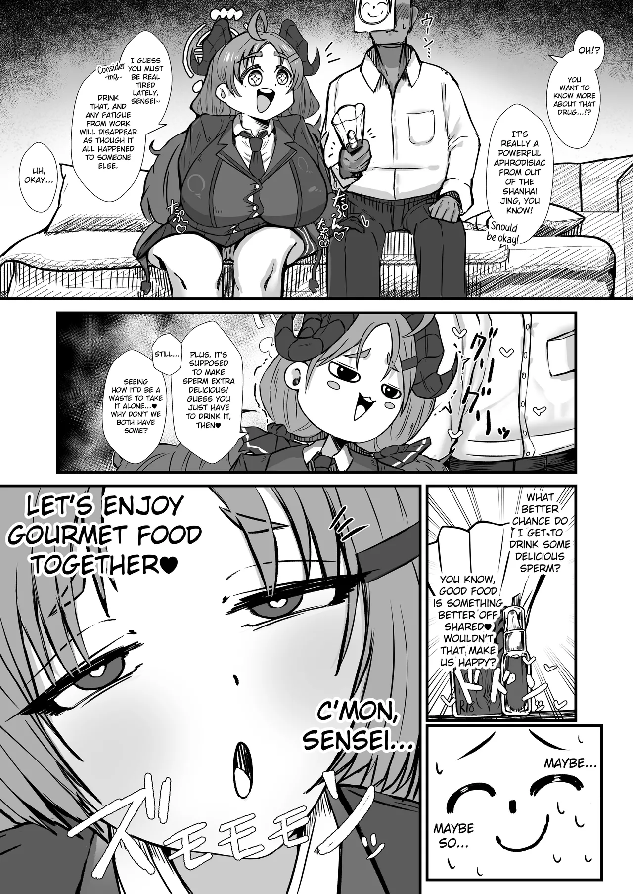 Give Me More of that White Stuff, Sensei | Sensei Shiroi Are Motto Choudai - Сторінка 4