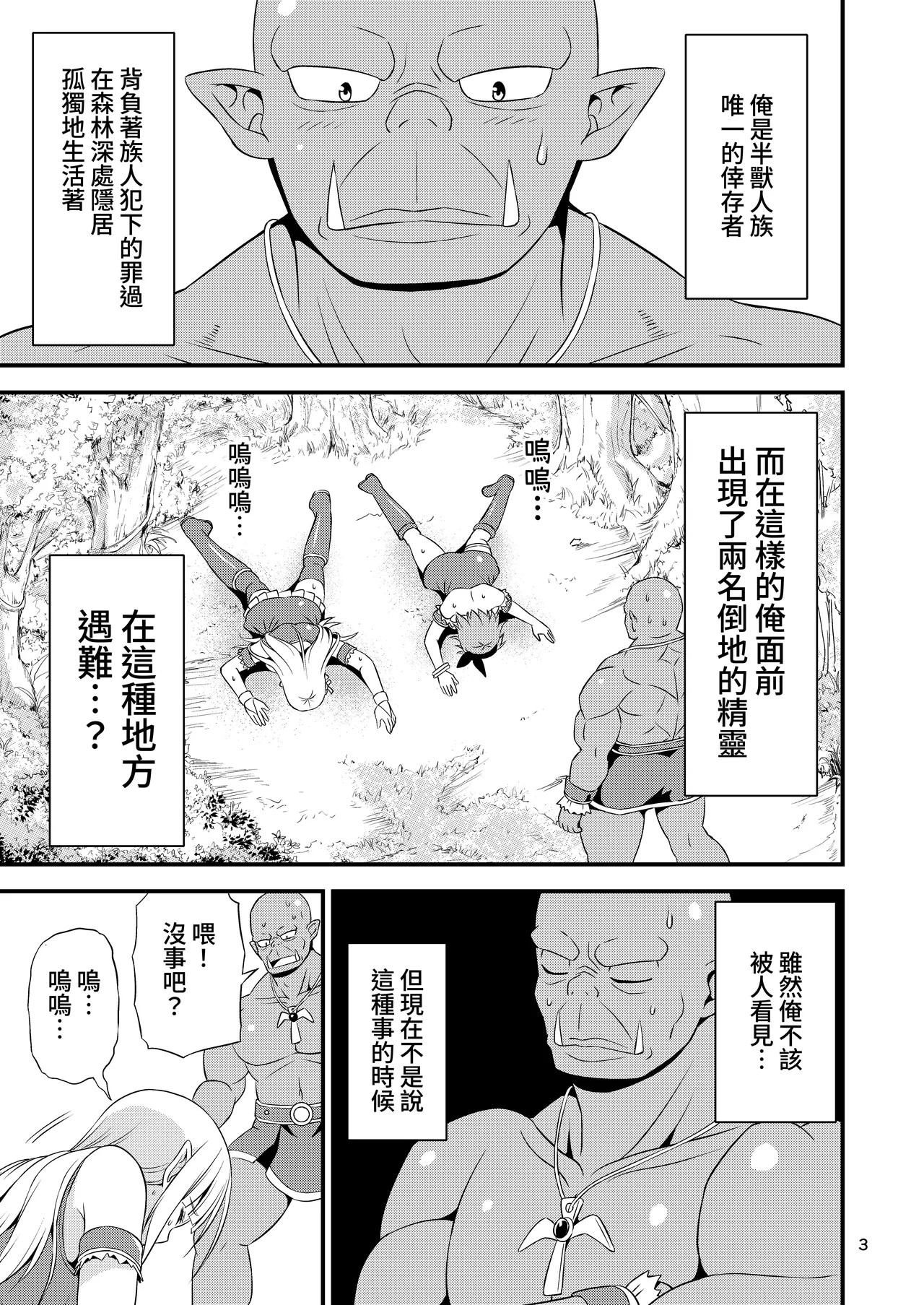 Hentai Elf Shimai to Majime Orc ~Prelude~ - 页 3