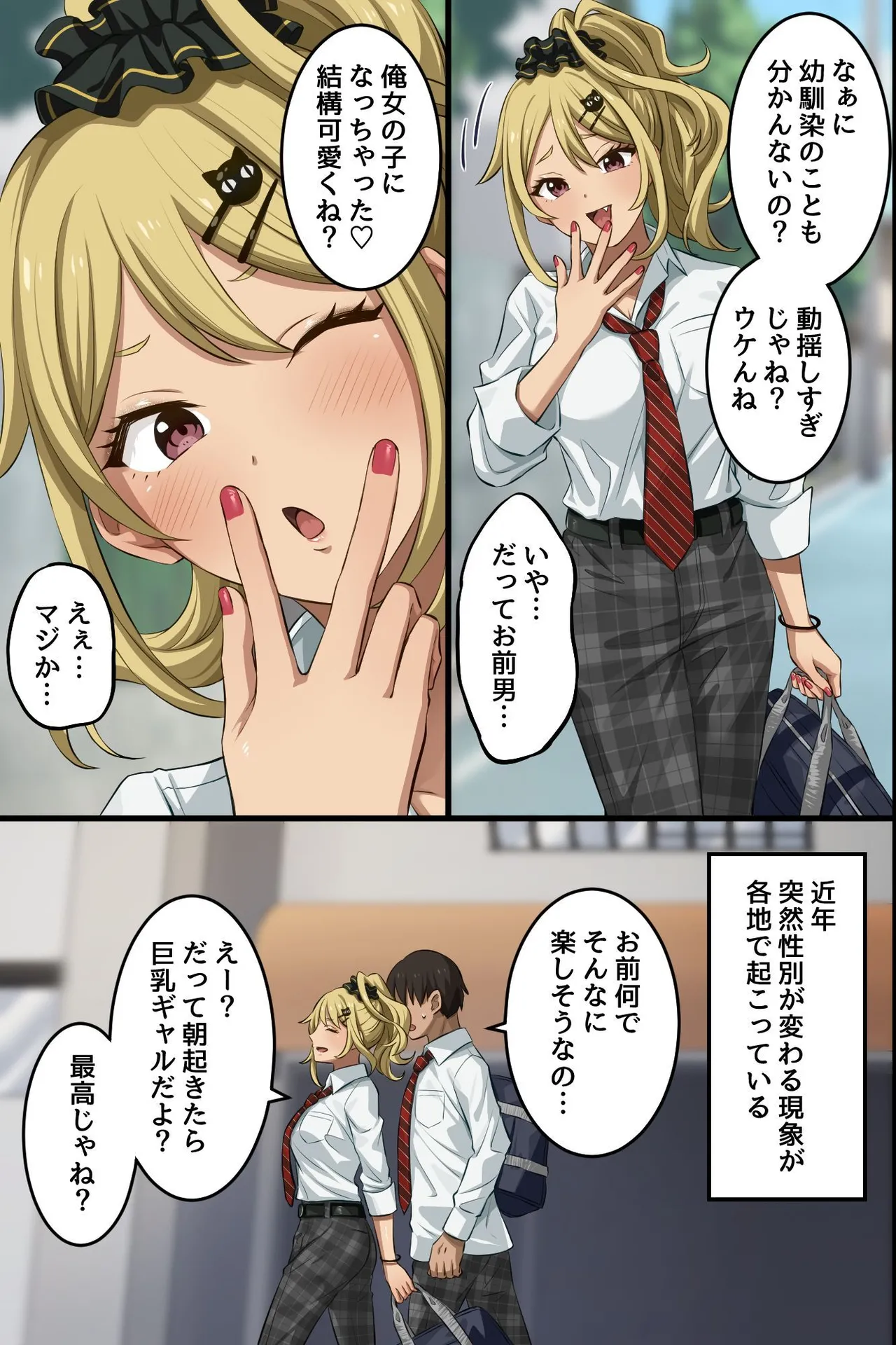 Ore no Osananajimi ga Hade na Gal ni Seitenkan Shite, Seiso na Kouhai made Nyotaika Shite Harem ni Natte Shimatta.... - Página 6
