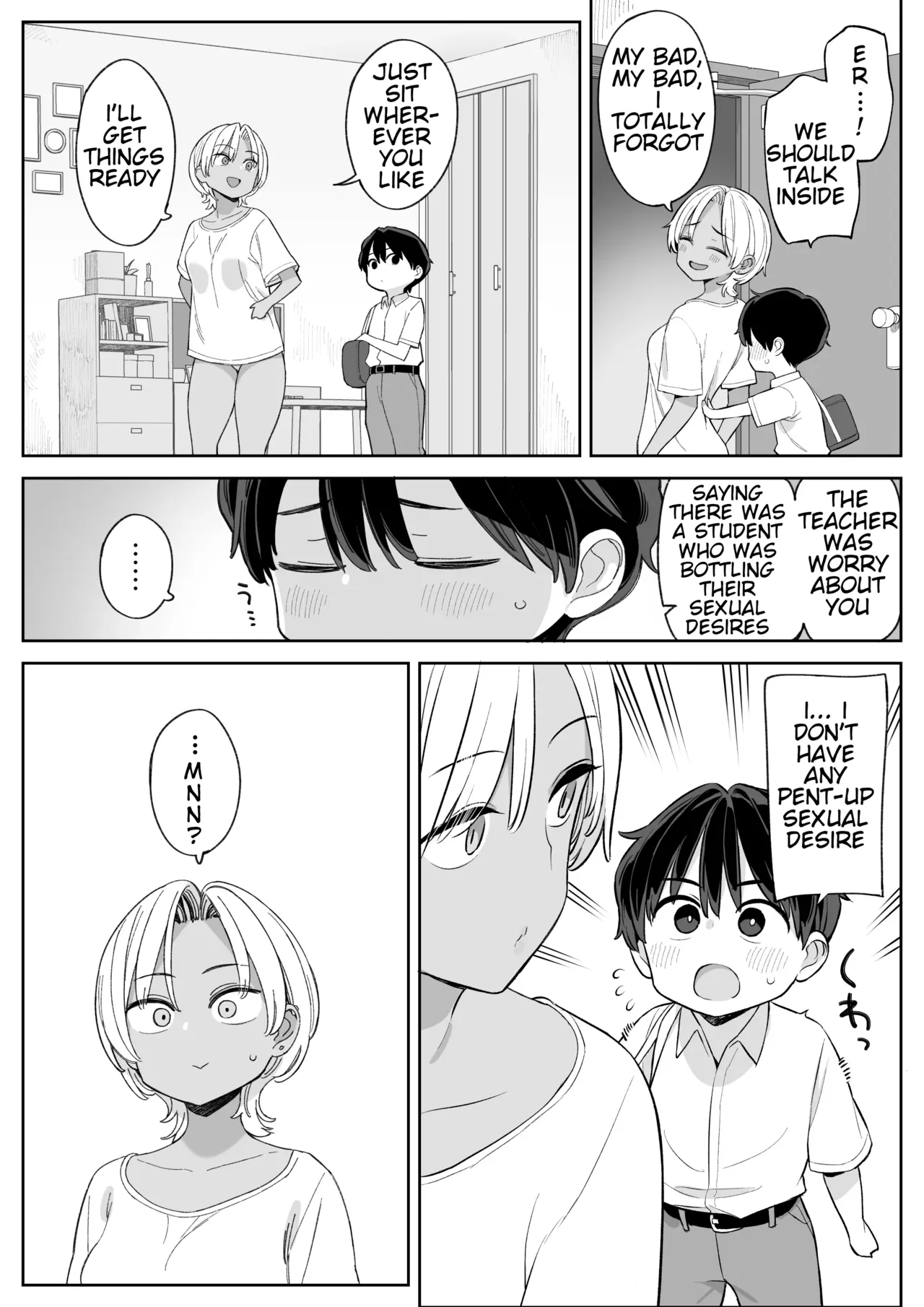 The Story of How I Ended Up Under the Care of an Older Woman Who Volunteered to Help Me with My Sexual Needs After I Transferred Schools - Page 4