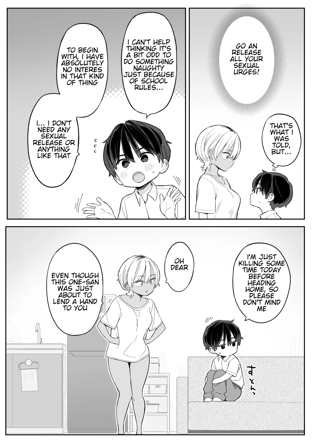 The Story of How I Ended Up Under the Care of an Older Woman Who Volunteered to Help Me with My Sexual Needs After I Transferred Schools - Page 7