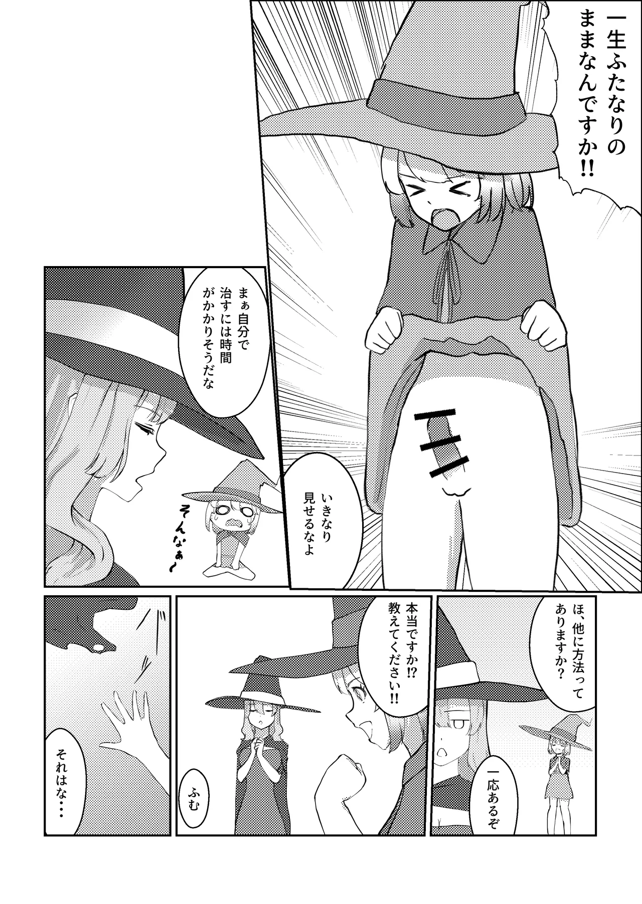Futanari ni Natta node Mahou no Shishou ni Naoshite Morau Hanashi - 页 5