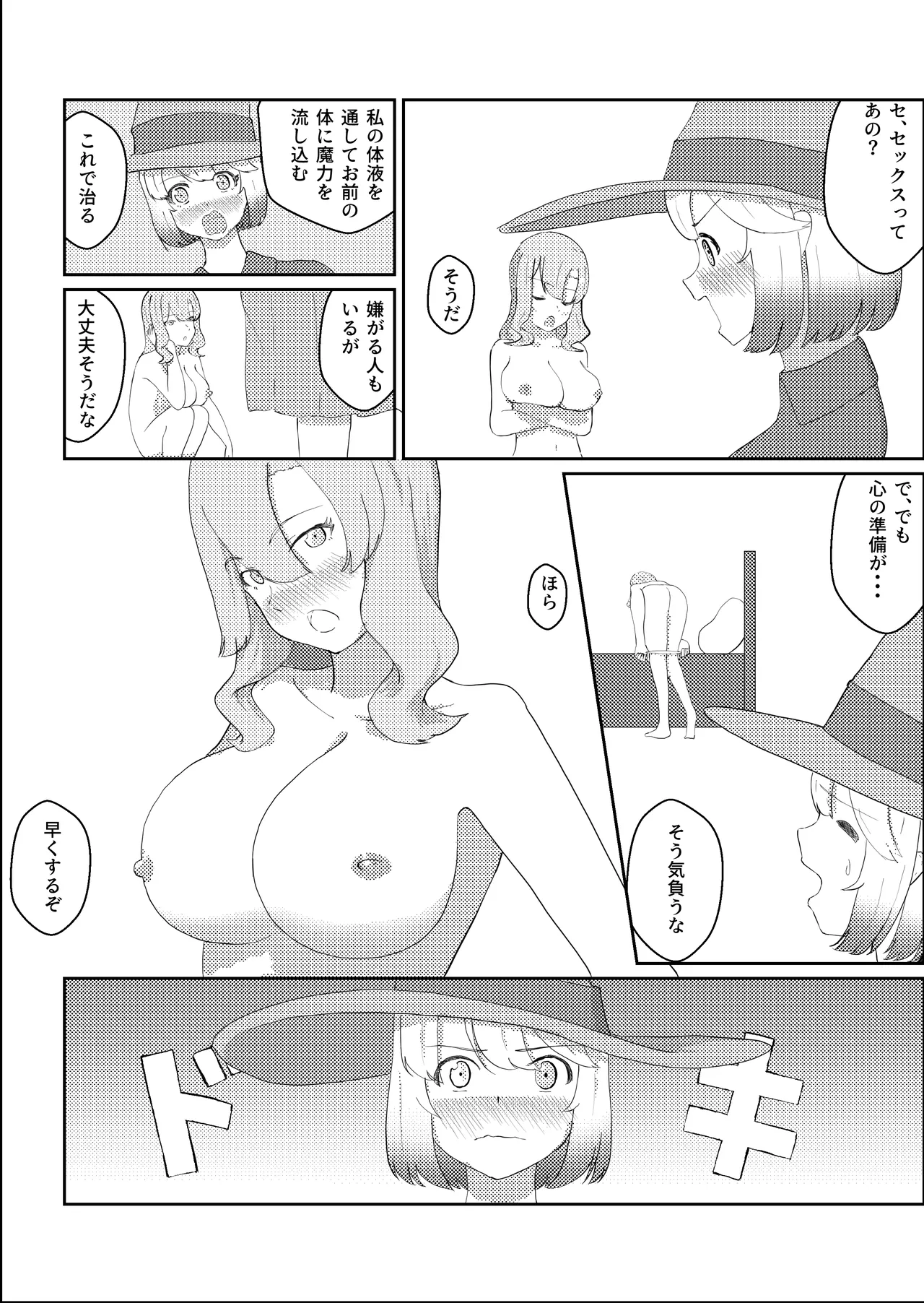 Futanari ni Natta node Mahou no Shishou ni Naoshite Morau Hanashi - 页 7