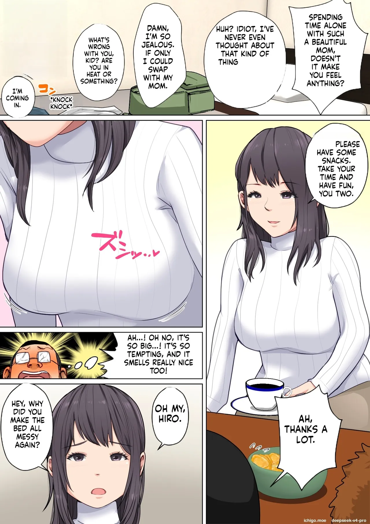 Okaa-san wa Musuko no Nakadashi Senyou Onahole Bangaihen - Page 3