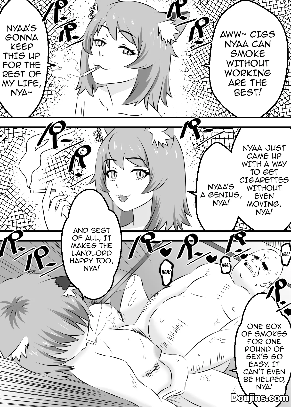 Yarineko ~Fukanshou no Maguro Juujin Satou Yaniko to Ippatsu Ippako~ | Yarineko - One Pack A Round to Fuck The Frigid Beastwoman Sato Yaniko - Page 2