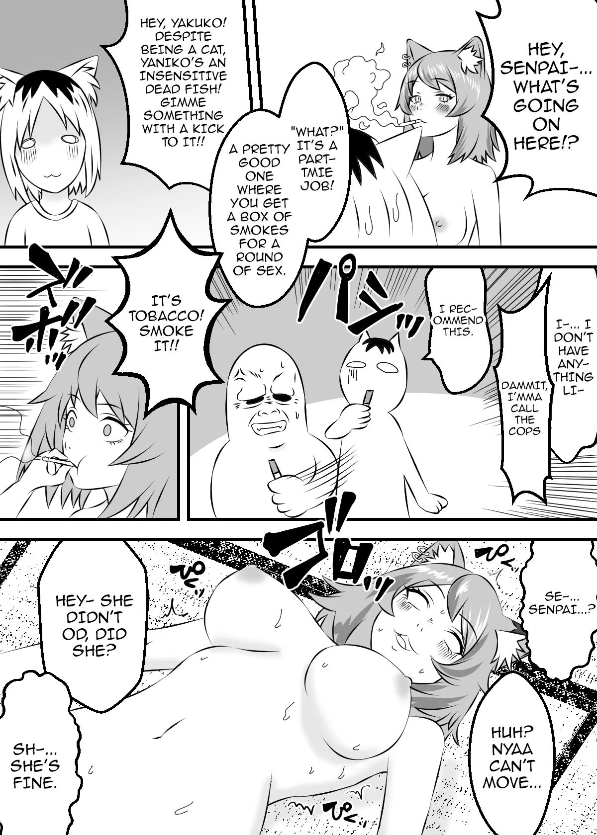 Yarineko ~Fukanshou no Maguro Juujin Satou Yaniko to Ippatsu Ippako~ | Yarineko - One Pack A Round to Fuck The Frigid Beastwoman Sato Yaniko - Page 7