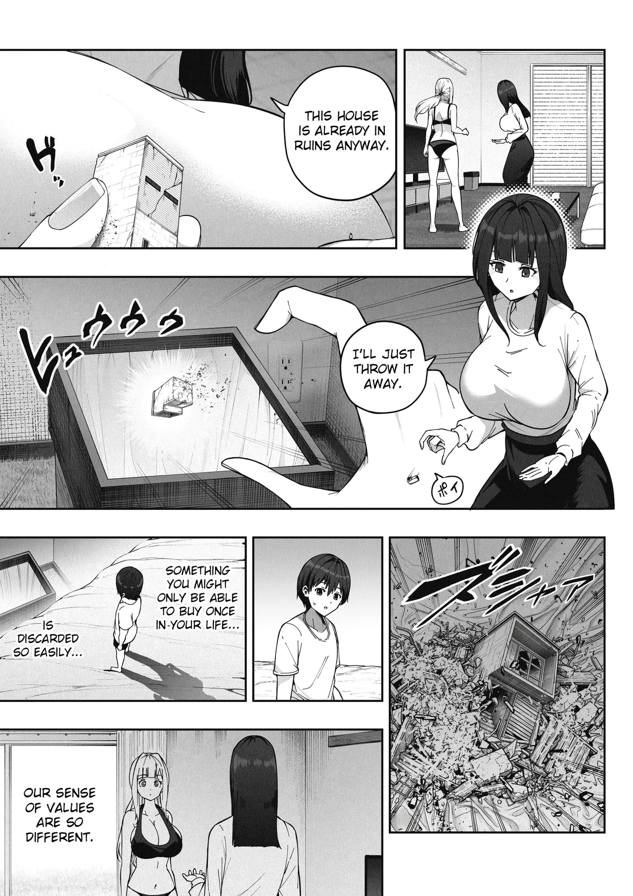 Kyodai Musume no Ie ni Koyou Sareta Kekka 2 | Hired by a Giant Girl 5 - পৃষ্ঠা 2