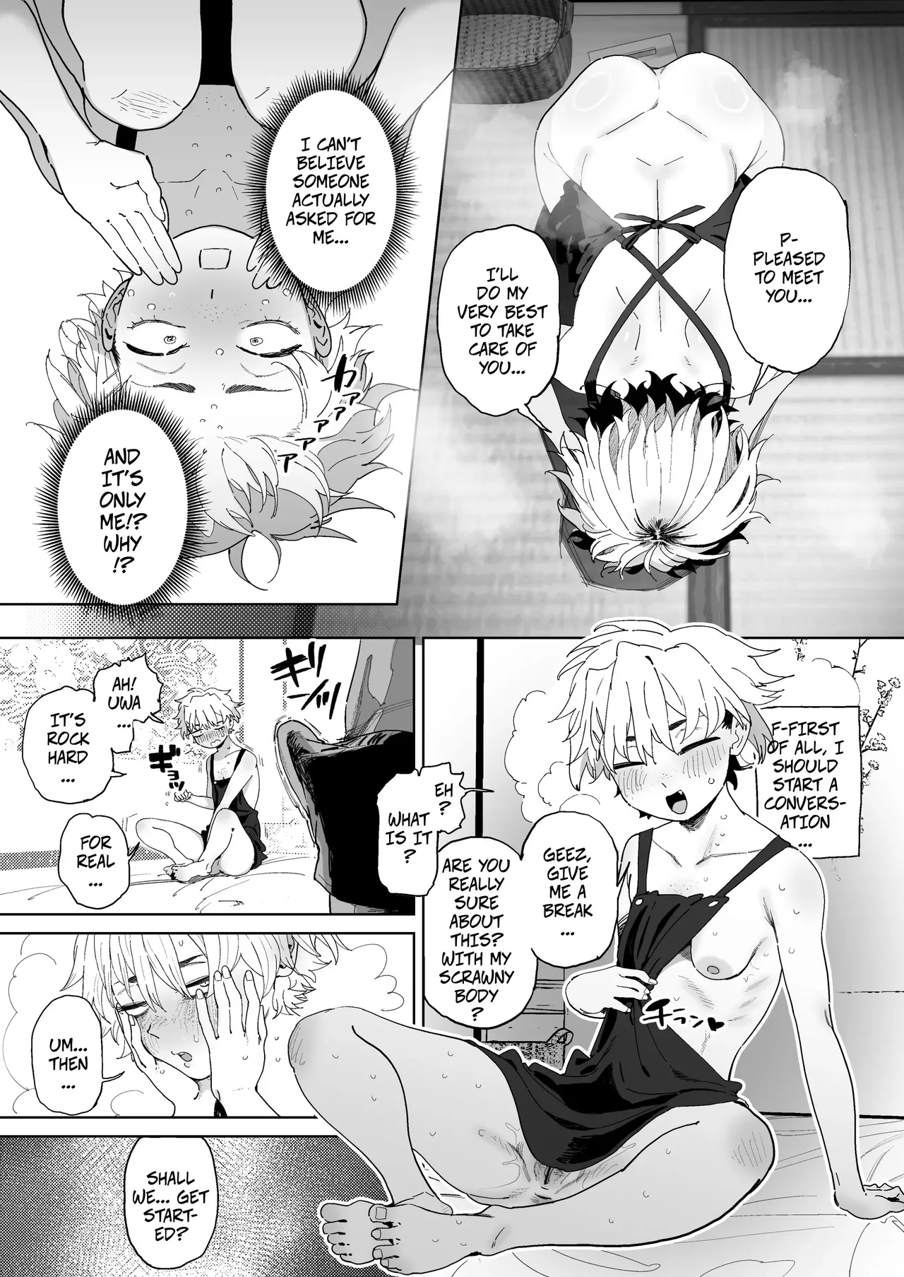 Masaka Jibun ga Seinotaishou ninarutowa Omoutteinakatta Kyakuhiki Genki kko chan | The Cheeky Woman Soliciting Customers For The Bordello Never Imagined Someone Would Ask For Her - Page 3