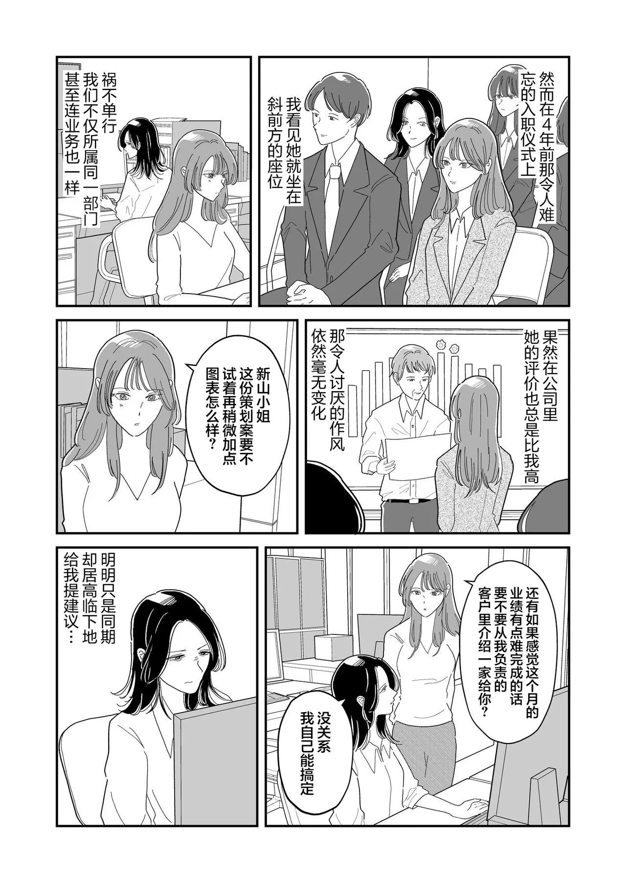 Ichii no Onna to Nii no Onna | 第一名的她与第二名的她 第1话 - Seite 6