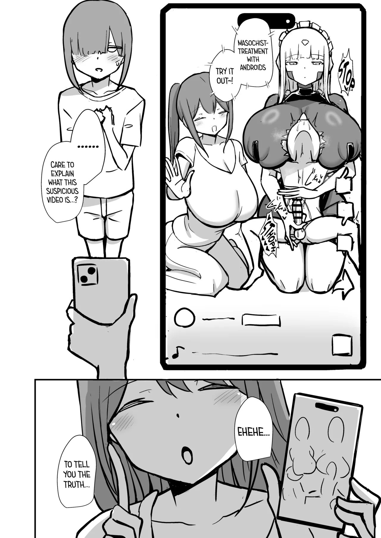 Maso Chiryou Android kara Nigerarenai Junbigou | You Can't Escape from the Masochist Treatment Android: Preparatory Issue - Сторінка 3