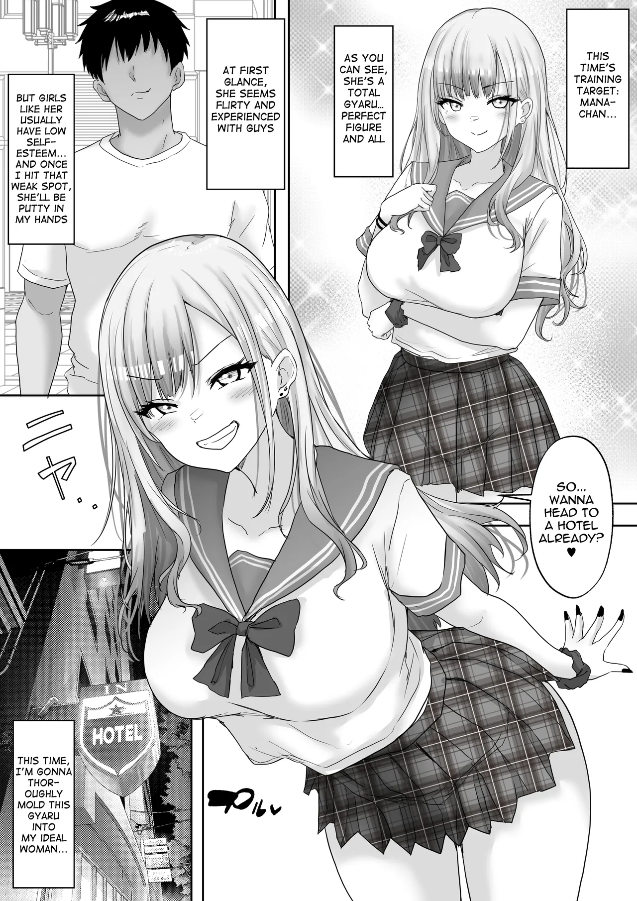 Matching Joshi Kousei no Ecchi na Seiikuki 2 Jishin Manman no Gal Joshi Kousei "Mana", Ai to Seieki de Mitashite, Hatsujou Mesu e to Otosu made~ | Matching Schoolgirls Naughty Sex Education Diary 2 Confident Gyaru Schoolgirl Mana is filled with love and semen until she turns into a horny female - Página 5