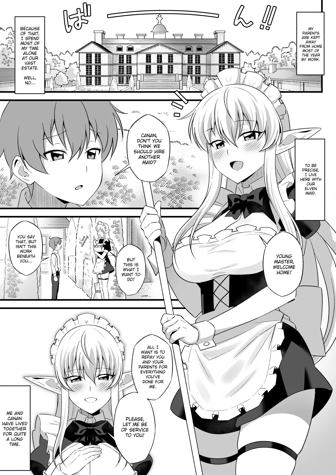 Oyashiki ni Tsukaeru Elf wa Goshujin-sama ni XXXX de Gohoushi Suru no ga Shigoto desu | The Elven Maid in the Mansion's Duty is to Service Her Master with  XXXX - 页 2