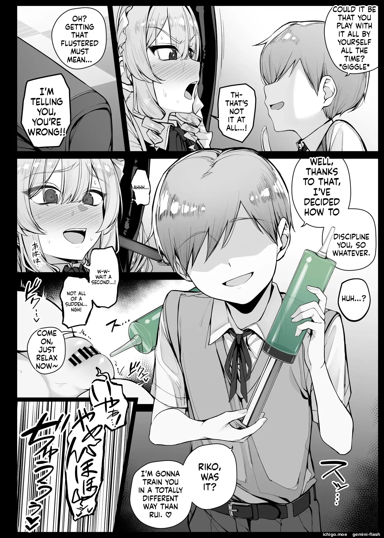 坊ちゃまに陰口を聞かれてお仕置きされる生意気な後輩メイドさん② - Page 6