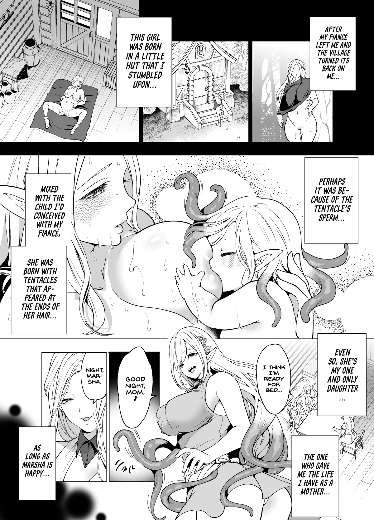 Shokushu to Kankaku Kyouyuu shite Hara nda Elf Oyako no Junan - صفحة 6