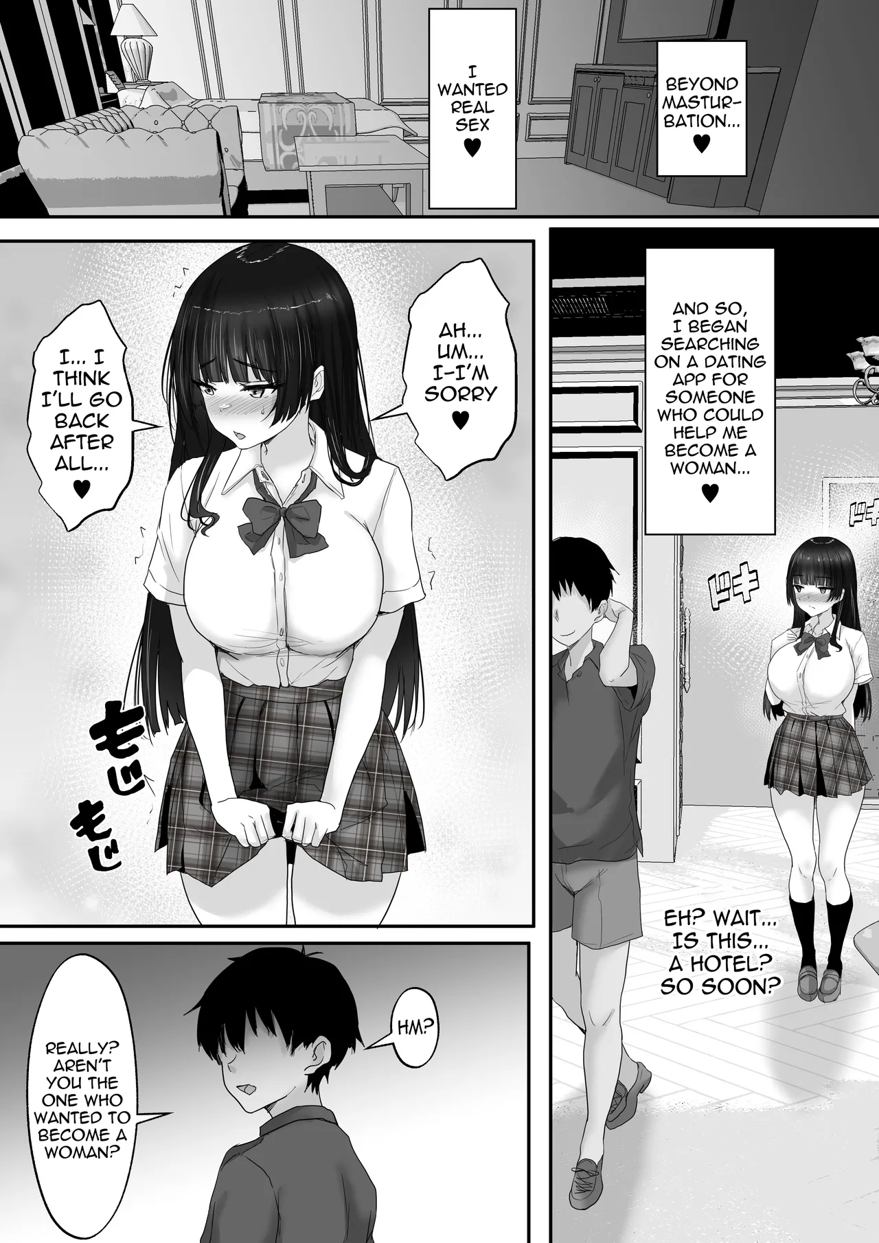 Matching Joshi Kousei no Ecchi na Seiikuki 3 Onanie Chuudoku no Shojo Seito Kaichou Riona, Sex no Kairaku ni Shihai Sare, Otona no Onna e to Seichou Suru made~ | Matching Schoolgirls Naughty Sex Education Diary 3 Masturbation-addicted, virgin, student council president Riona is overtaken by the pleasures of sex and matures into a woman - Strona 6