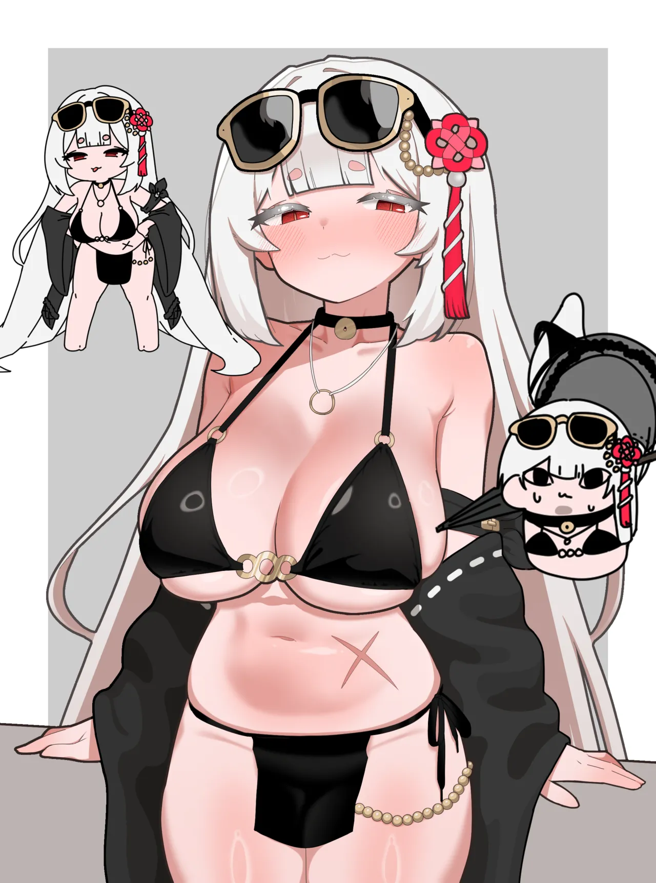 原漫画作者:deliyami(推特 P站有号)内容为巨乳乌洛斯 由百蛇堂汉化组汉化 - Страница 1