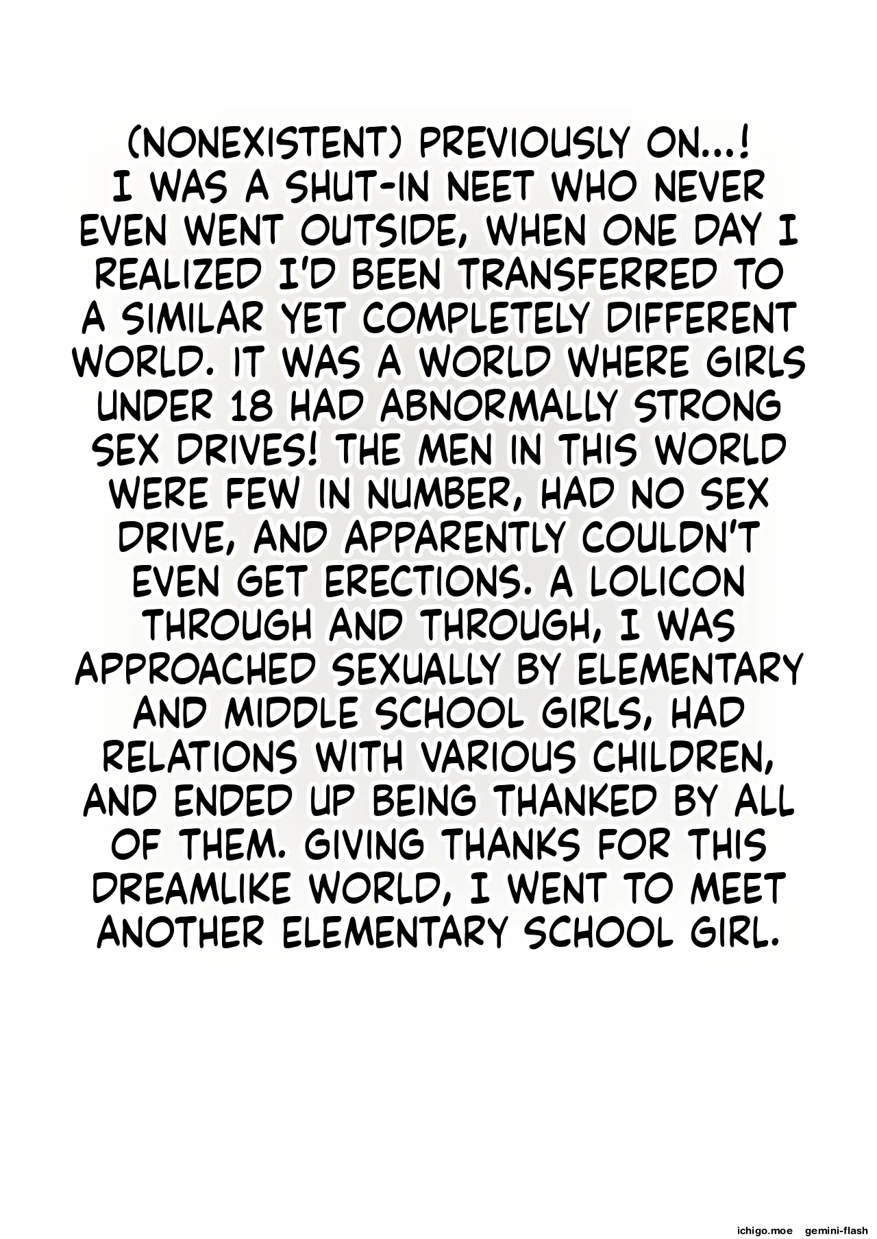 Onnanoko no Seiyoku ga Tsuyo Sugiru Teisou Kannen Gyakuten shita Sekai ni Mayoikonda Lolicon no Oji-san ga Onnanoko no Yume o Kanaete Ageru Hanashi - পৃষ্ঠা 3