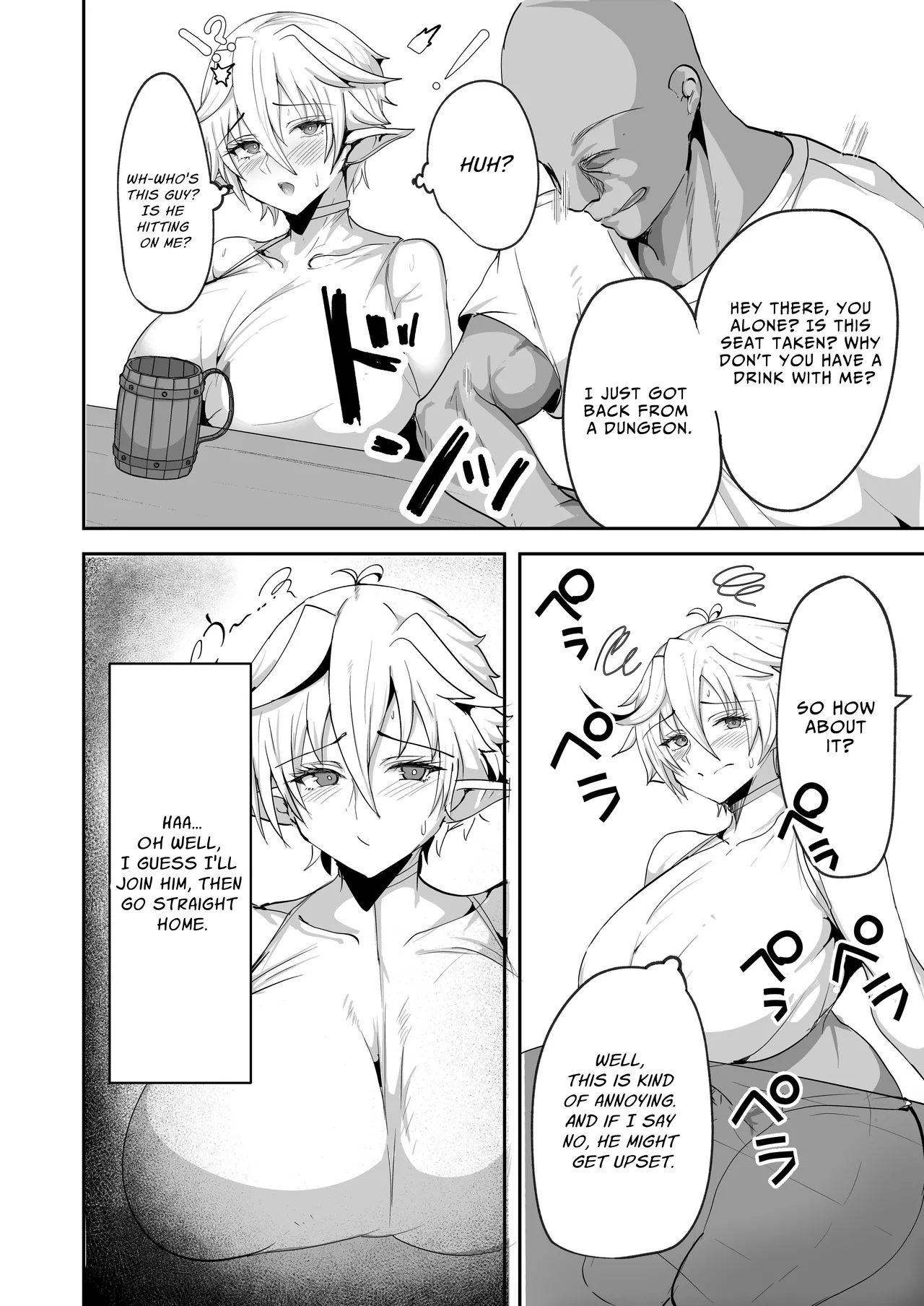 Dekapai Elf ga Ayatsurarete NTR Koubi Sareru Hon | The Story Of A Big-Titty Elf That's Manipulated Into Having NTR Sex - หน้า 8