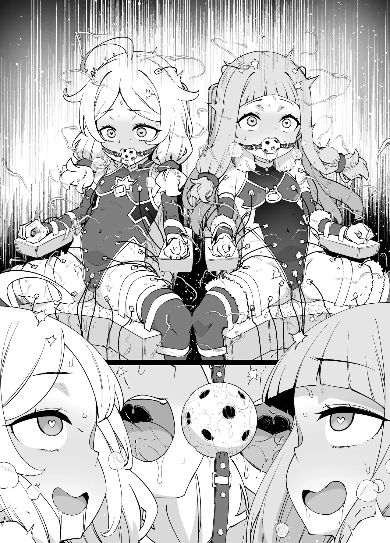 デレマス退魔忍こずえ＆仁奈 ※強♥アクメ電流＆ふたなり化調♥ - ページ 5