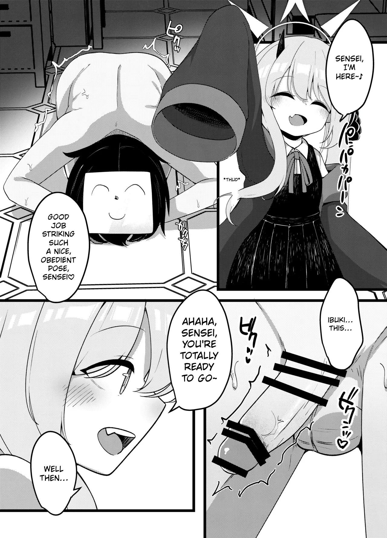 Seiyoku Tsuyotsuyo Succubus Ibuki ga Maso Sensei o Ijime Tsukusu Hanashi | The Story of the Insatiable Succubus Ibuki Bullying a Maso-Sensei to the Extreme - 페이지 4