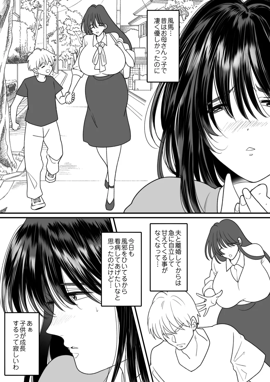 Kaa-san wa Hankouki Musuko to Kozukuri Sex ni Muchuu - ページ 4