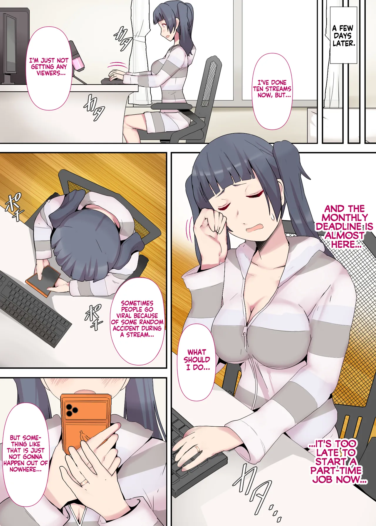 Shiroto Tsuma no Himitsu Haishin ~Zenpen~ | Housewife’s secret livestream Part 1 - पृष्ठ 8