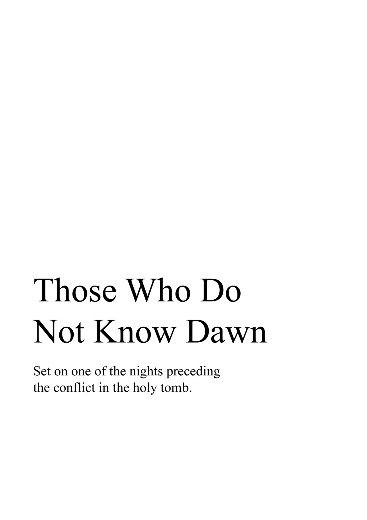 Yoake ga Shiranai Futari no Koto | Those Who Do Not Know Dawn - หน้า 2