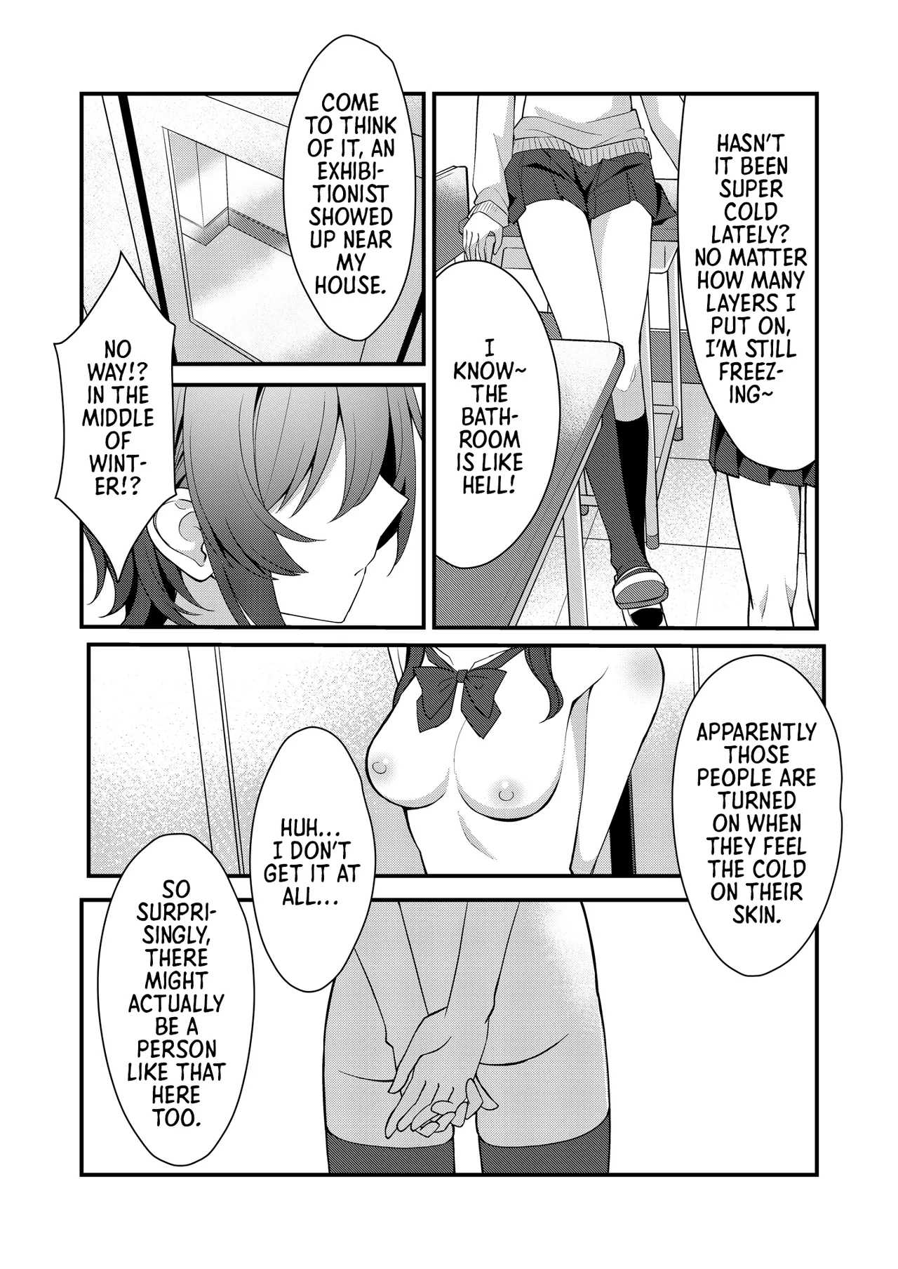 Sunaode kuuru nakimi ga suki koonai roshutsu-hen | I Like How Cool and Honest You Are: School Exhibitionism Chapter - หน้า 3