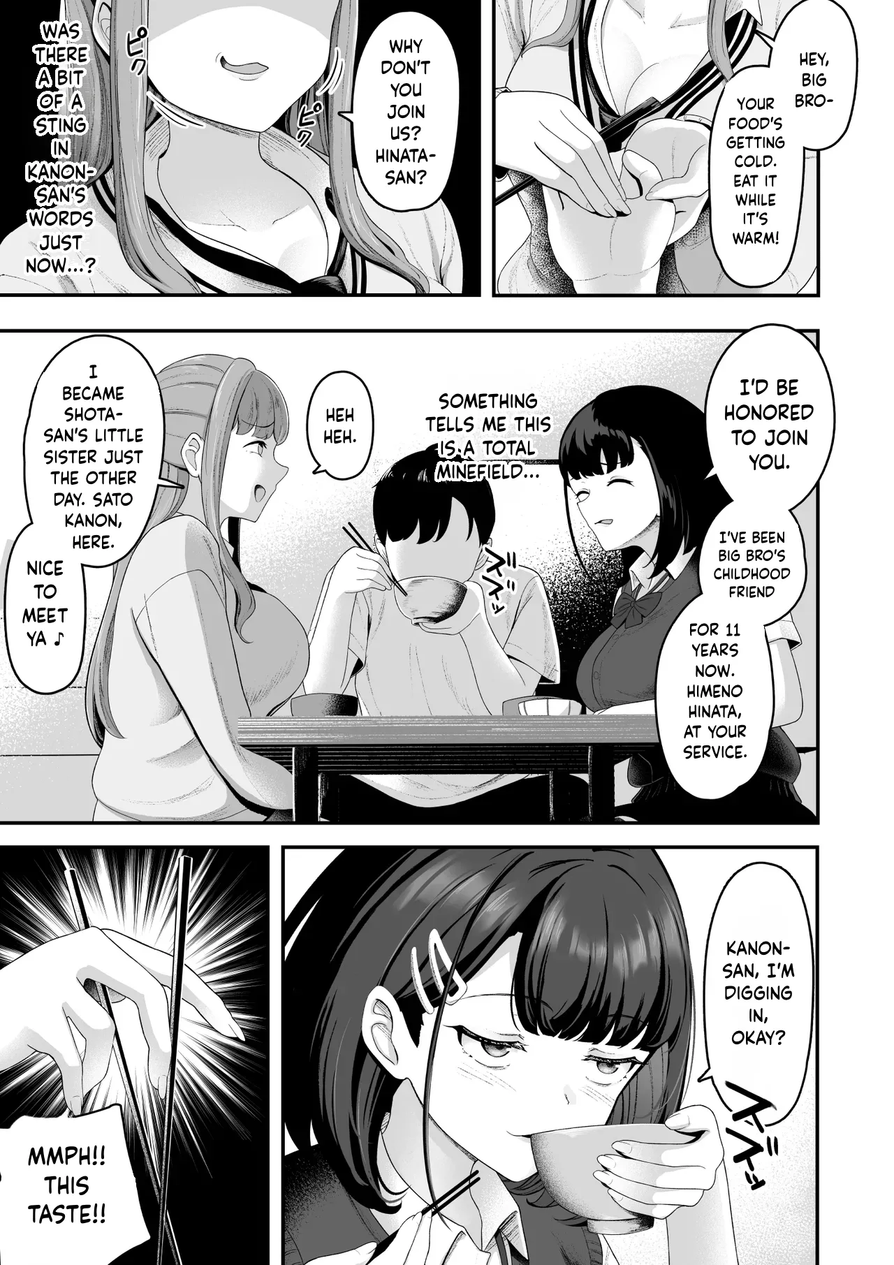 "A harem at home!? A sadistic stepsister and masochistic childhood friend!" | "Ouchi Harem!? S-kki no Gimai to M-kki no Osananajimi!" - पृष्ठ 6