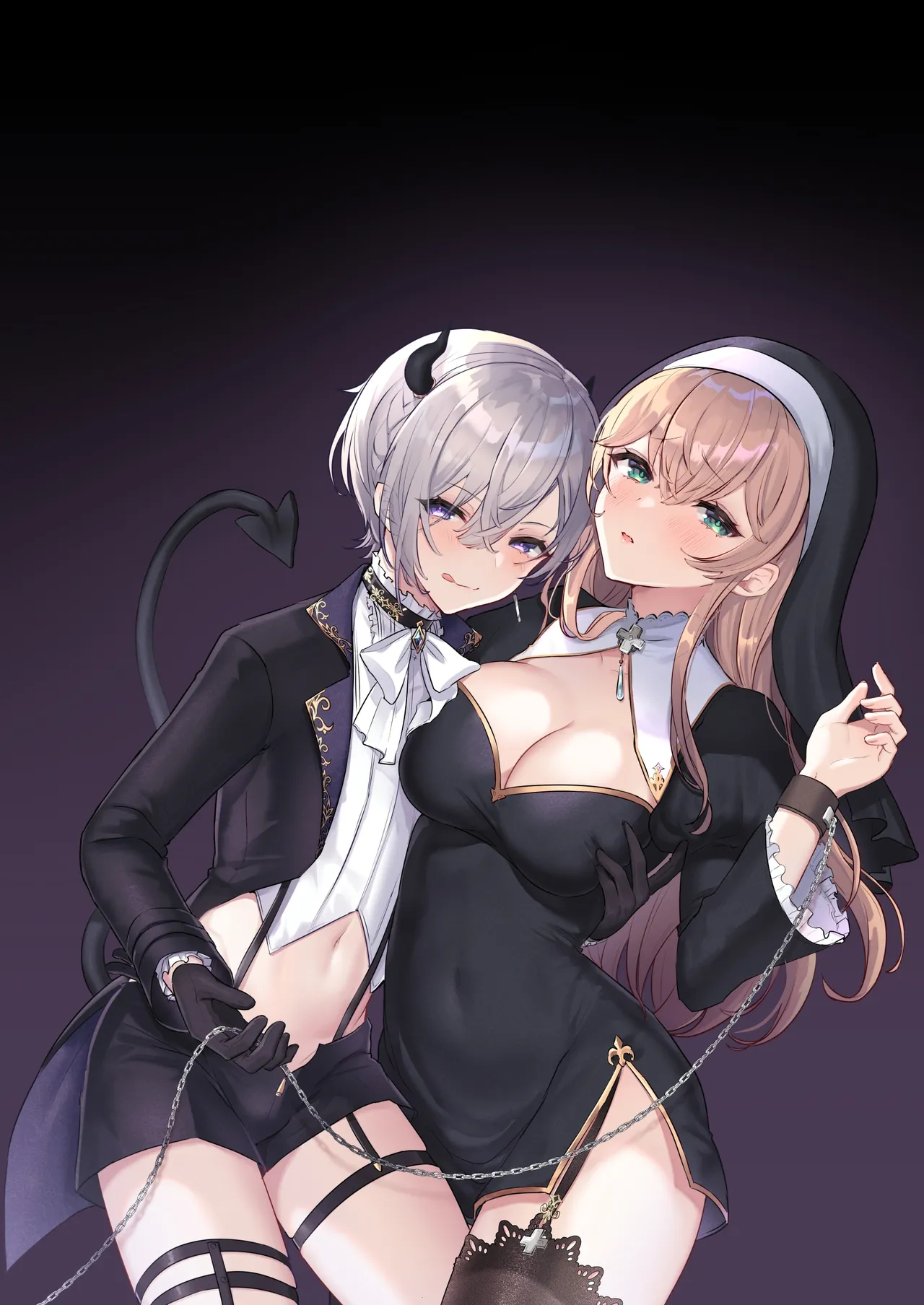 Inma Danshi to Kankin Ecchi - Saiin Kuriseme de Seijo Kairaku Ochi | Captive Sex with an Incubus ~holy woman corruption by lust inducing clitoral teasing~ - पृष्ठ 3