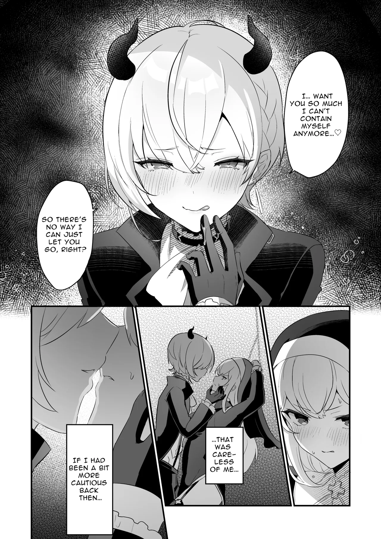 Inma Danshi to Kankin Ecchi - Saiin Kuriseme de Seijo Kairaku Ochi | Captive Sex with an Incubus ~holy woman corruption by lust inducing clitoral teasing~ - पृष्ठ 6
