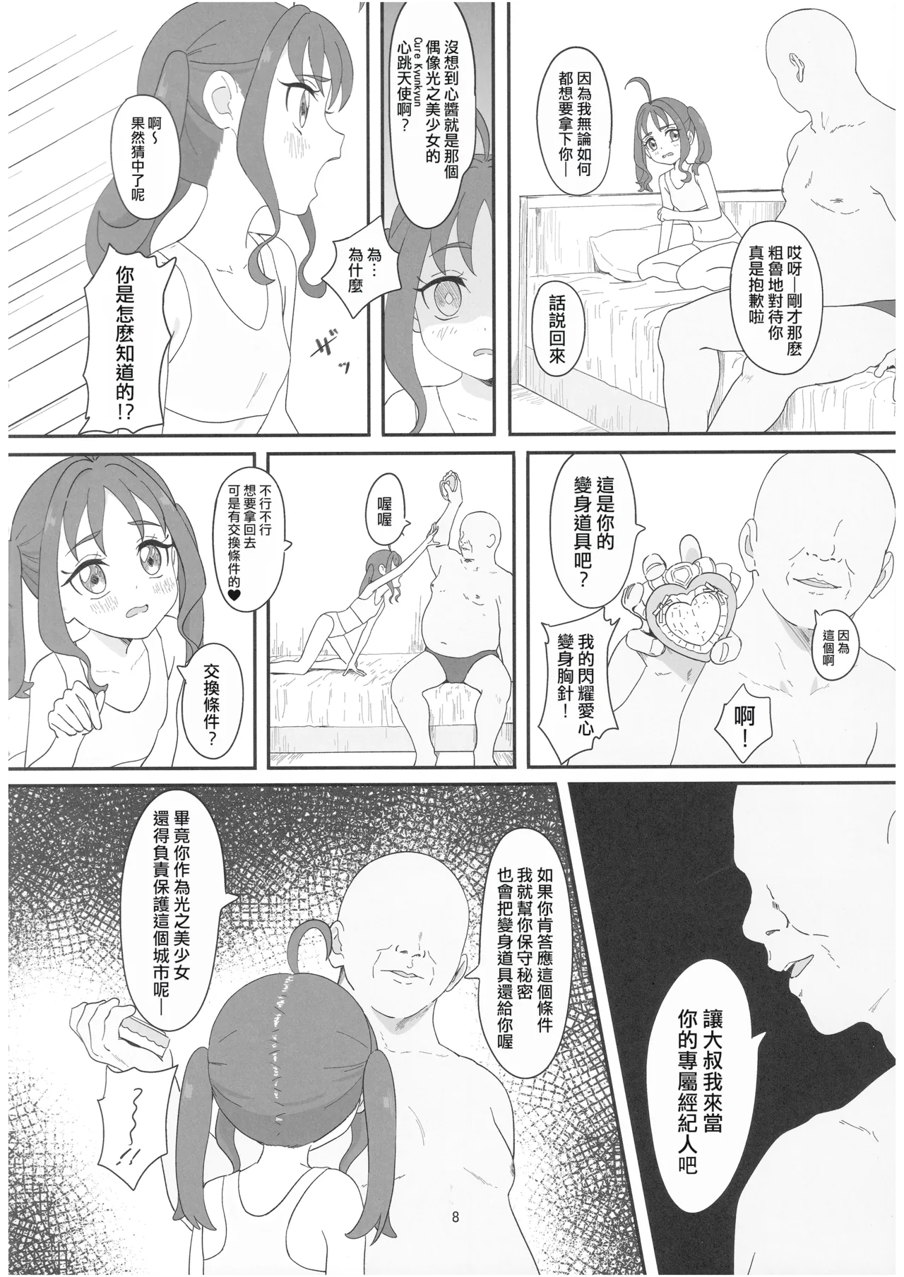 Sigure Kokoro-chan ga Ojisan Chi●po ni Kokoro Kyun Kyun Saserareru Hon - Página 8