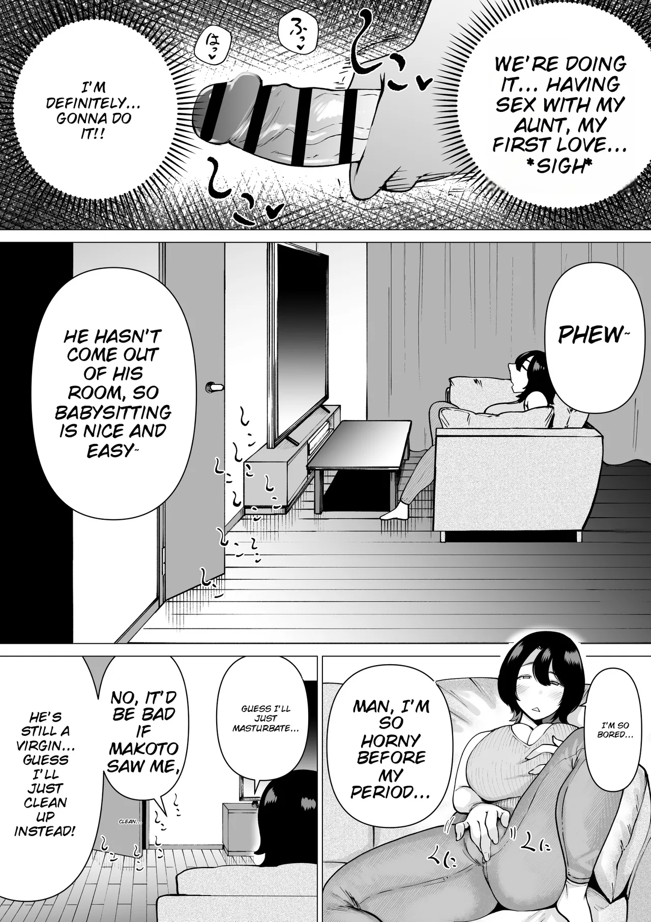 Hikikomori de Ero Manga Kaiteru Doutei Oikko to Oba-san ga Icha Love SEX suru Hanashi - 페이지 7