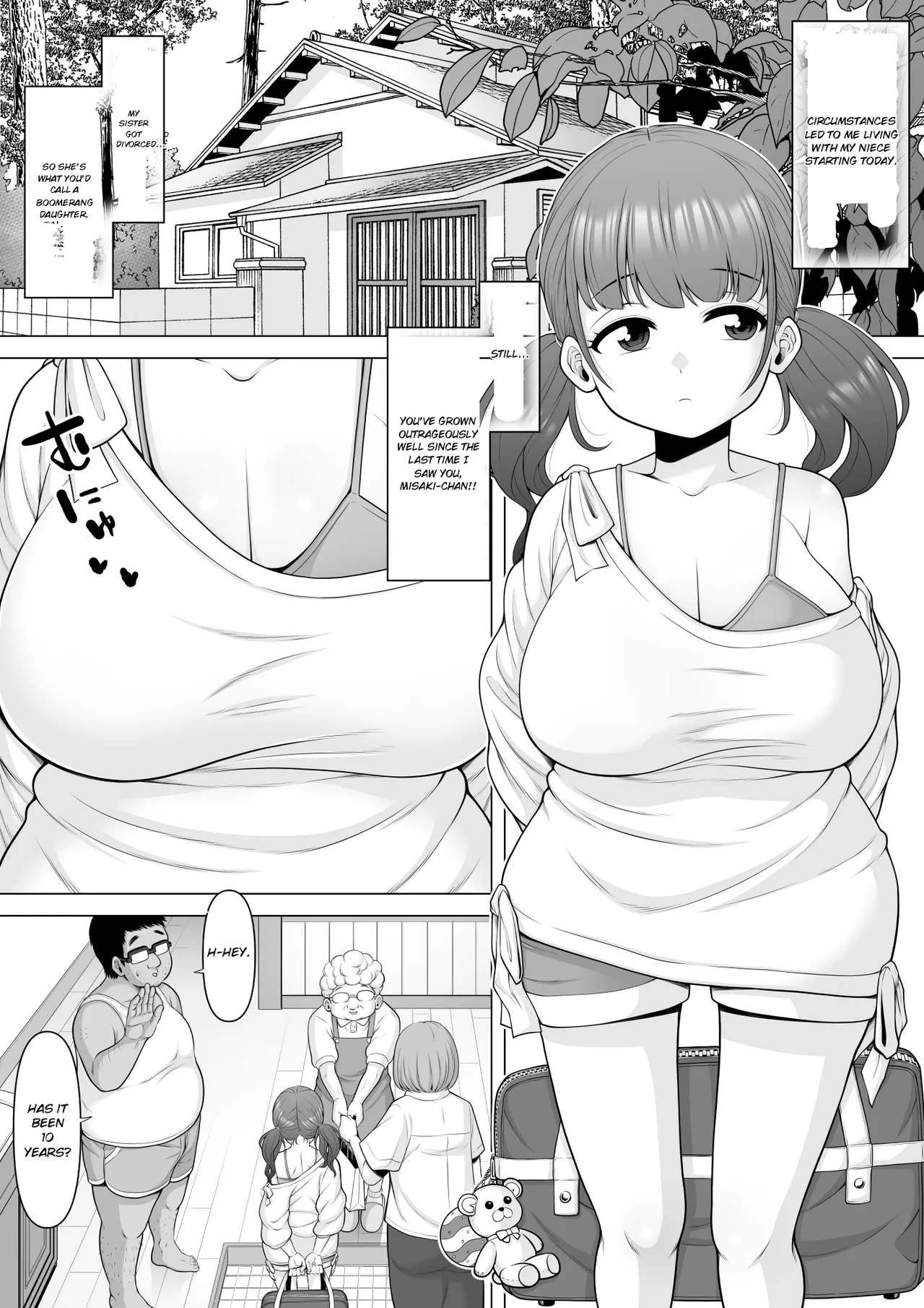 10-nen-buri ni Atta Kyonyuu Mesugaki Meikko ga Ore o Baka ni Shitekita node Oshioki Suiminkan Rape Shichaimashita!! - पृष्ठ 2