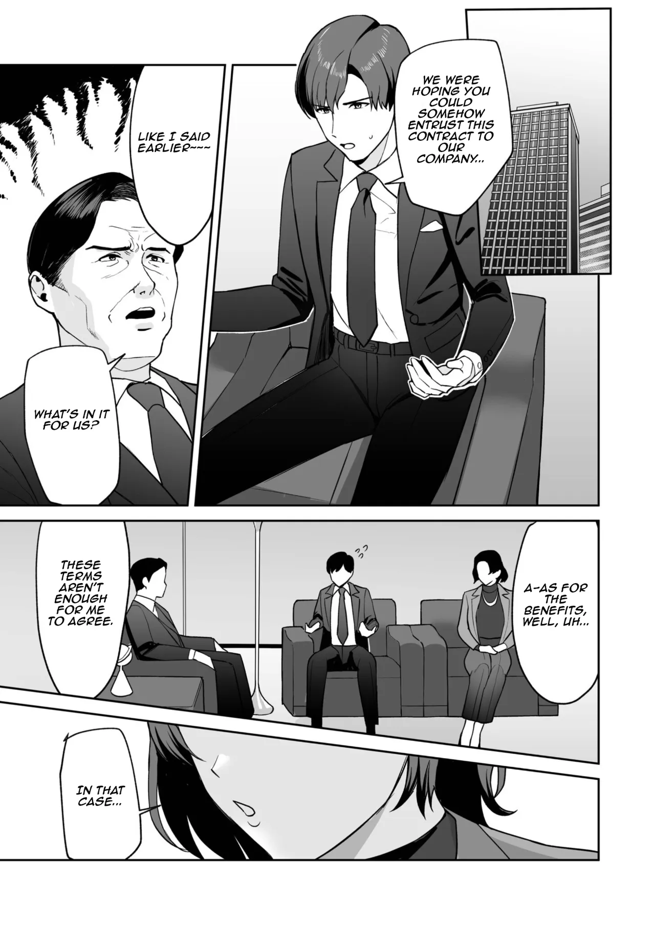 Gohoubi wa Karada de. ~Ero-sugi Fukuri Kousei wa Seishori-ka no Oshigoto~ (4) | The Reward is the Body ~The Overly Lewd Employee Benefits of the Service Department~ - Pagina 3