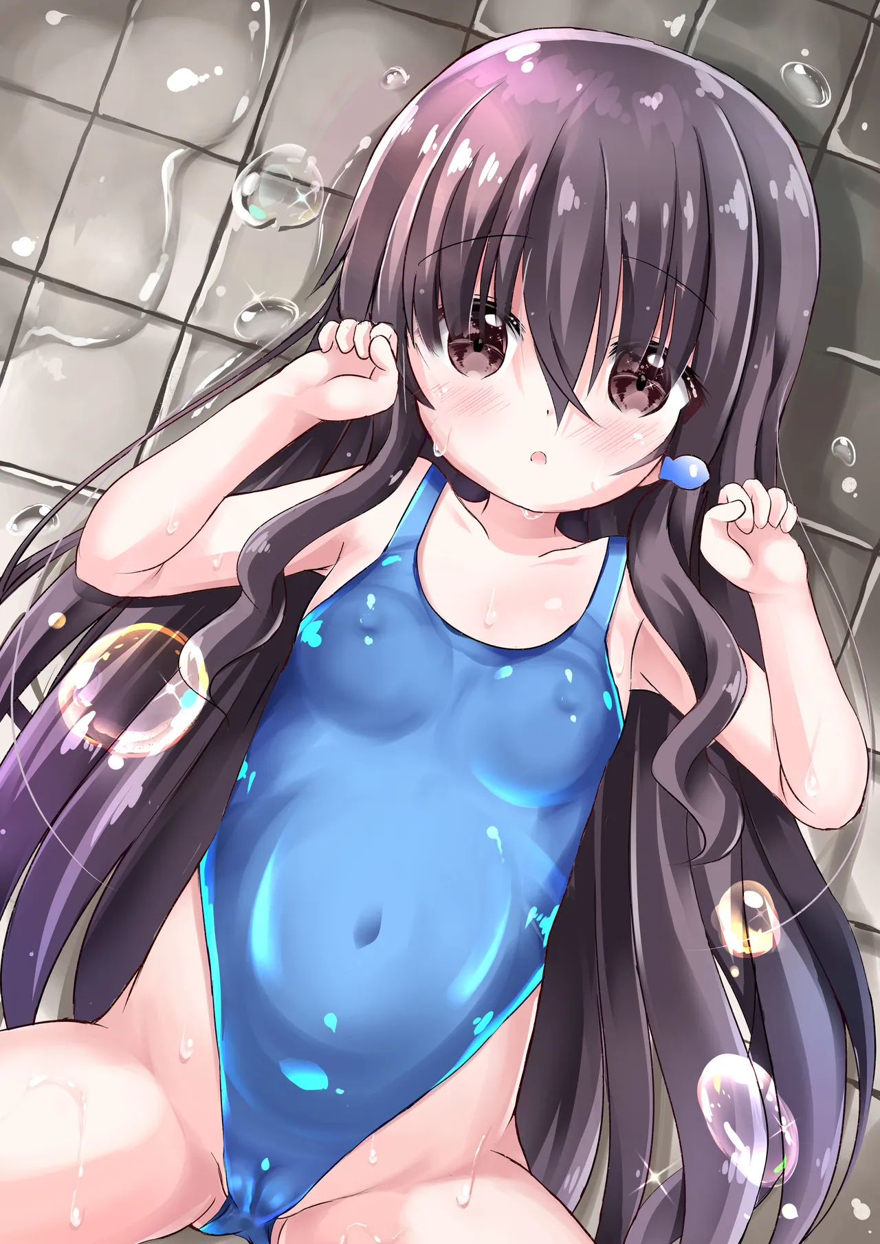 Mimi-chan to Pool de Himitsu no Ecchi♥ - 페이지 2