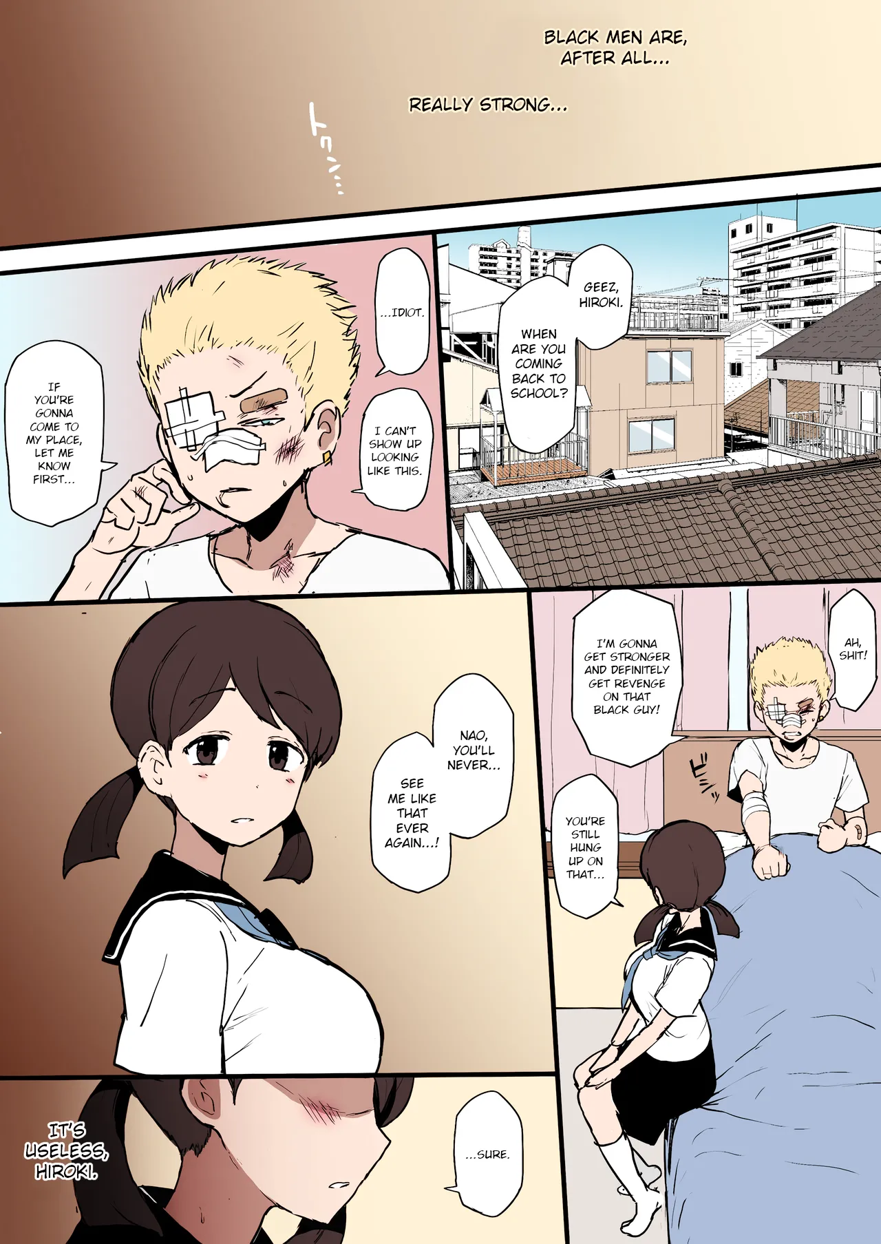 Kokujin no Tenkousei NTR ru Chapters 1-6 part 1 Plus Bonus chapter: Stolen Mother’s Breasts - หน้า 2
