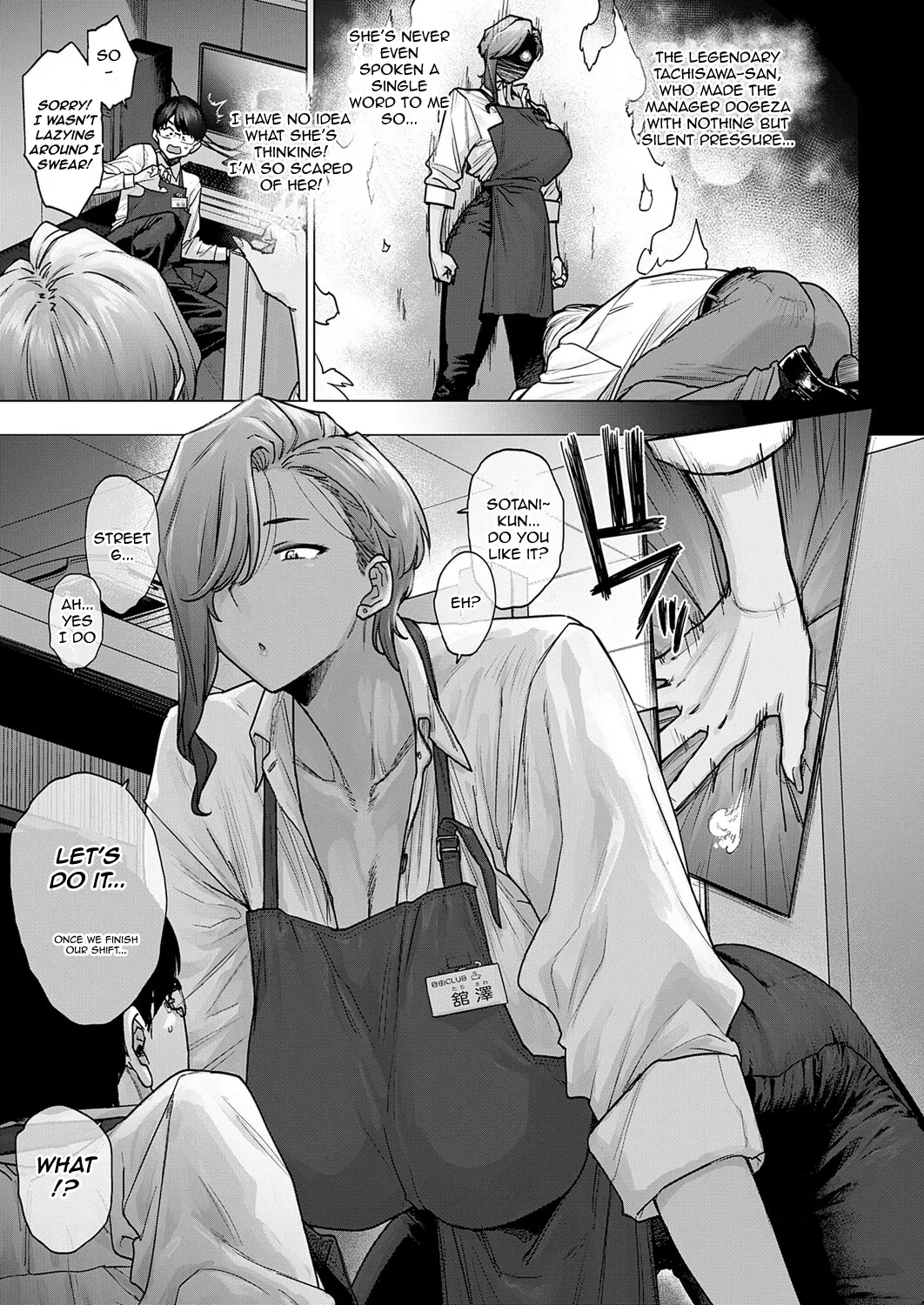 Basaki no Dekkai Senpai ga Kowakute Kawaii. | My Huge Senpai at Work is Scary and Cute - صفحة 3
