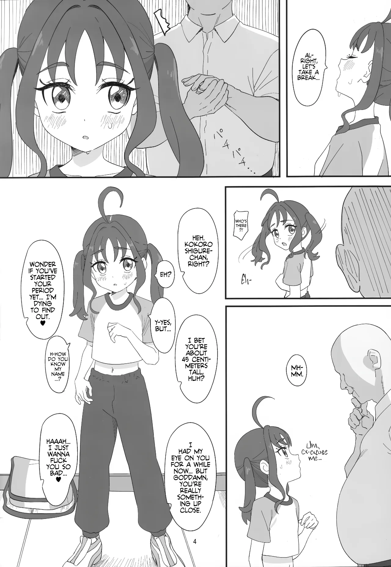 Sigure Kokoro-chan ga Ojisan Chi●po ni Kokoro Kyun Kyun Saserareru Hon | Oji-sama's Cock Makes Kokoro-chan's Heart Go Kyun-Kyun! - Página 3