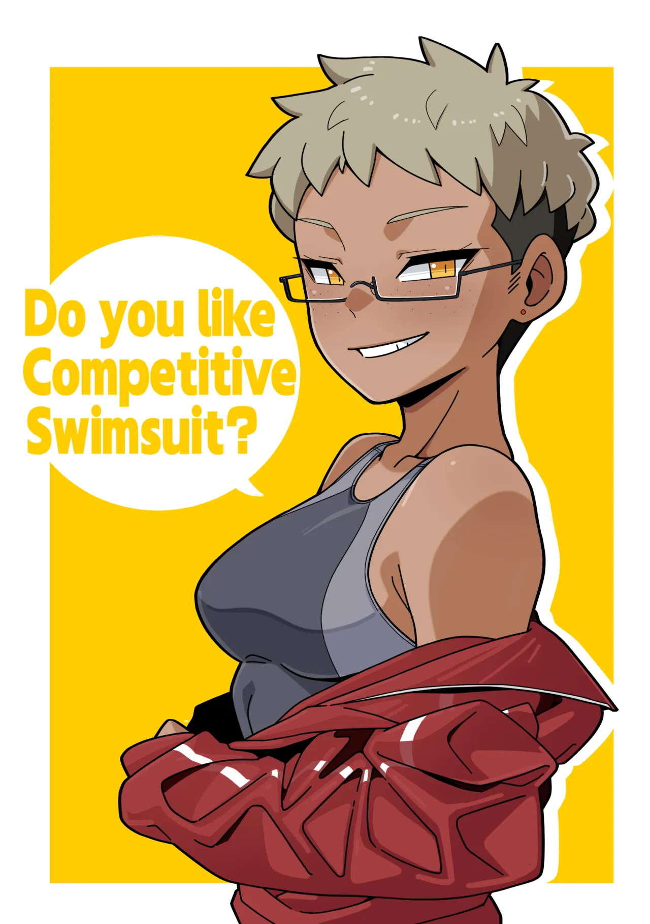 Devour the Tan, Short-Haired Girl with Glasses and a Fierce Gaze! - Página 3