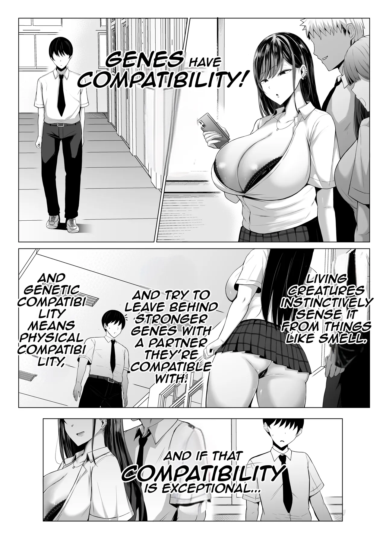 Gal to Otaku no Idenshi Aishou Batsugun H |  Hot Sex Between a Gal and an Otaku With Perfect Genes Compatibility - Página 2