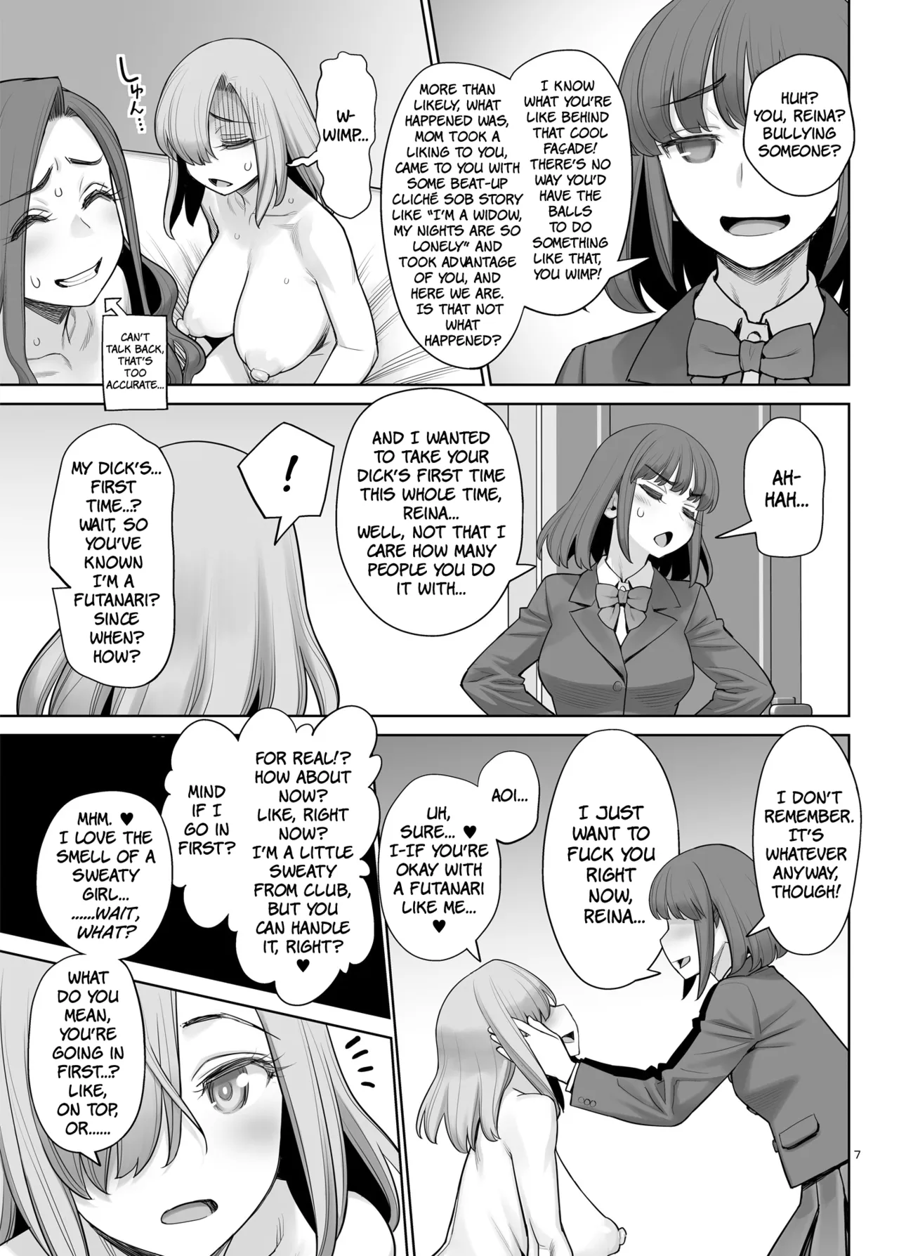 Cool na Futanari Joshi wa Shinyuu no Futanari Chinpo de Mechakucha ni Ikasaretai | The Tough-Looking Futanari Girl Wants To Cum Like Crazy On Her Friend's Futanari Cock - পৃষ্ঠা 6