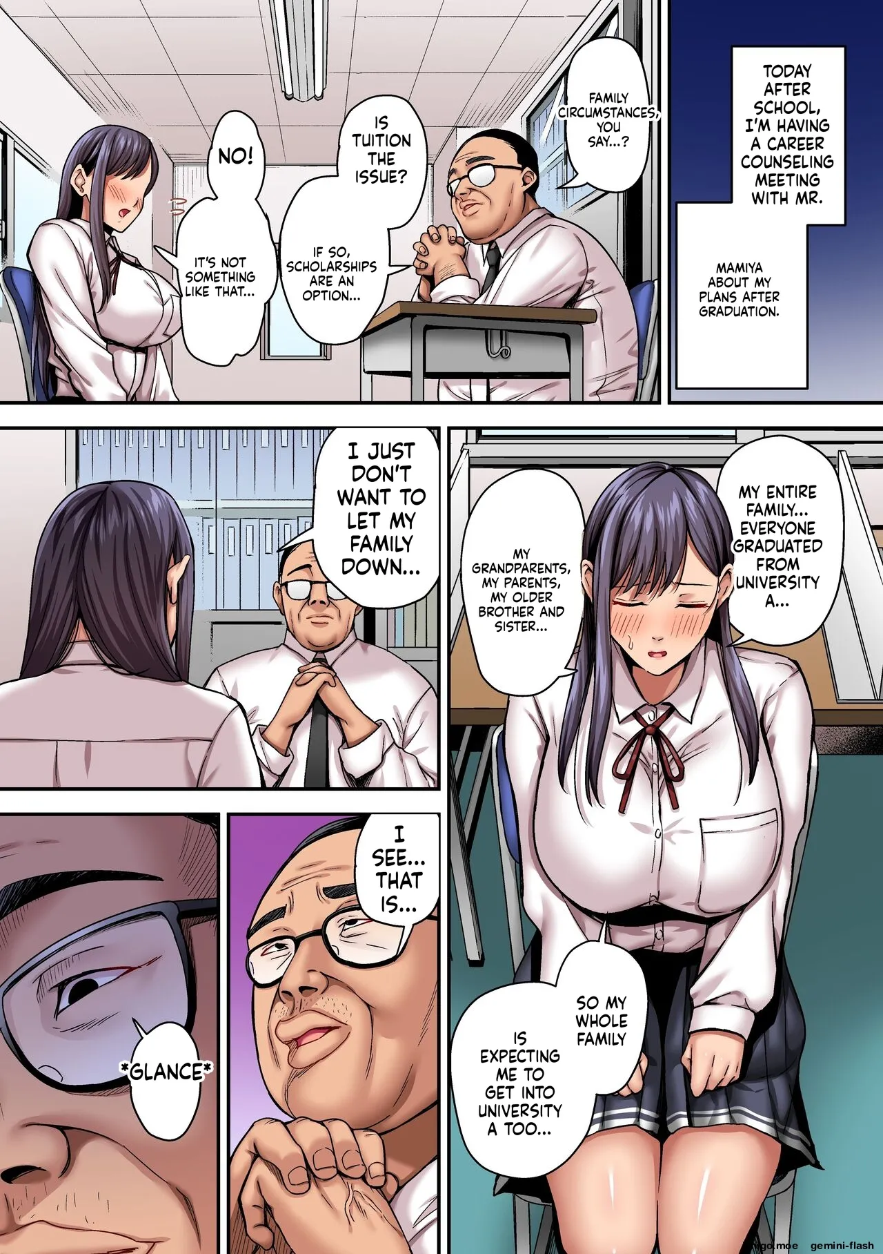 Hamerareta Bijin Yuutousei ~Shingaku no Tame ni Sensei ni Pakorarete Mainichi Seishori Saserarete...~ - Page 4